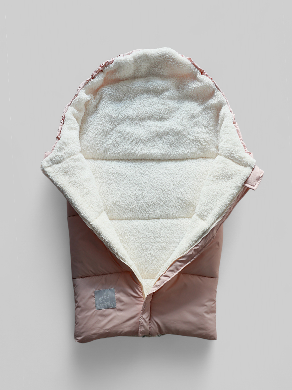 Конверт в коляску Bunnyphant розовый - фото 4