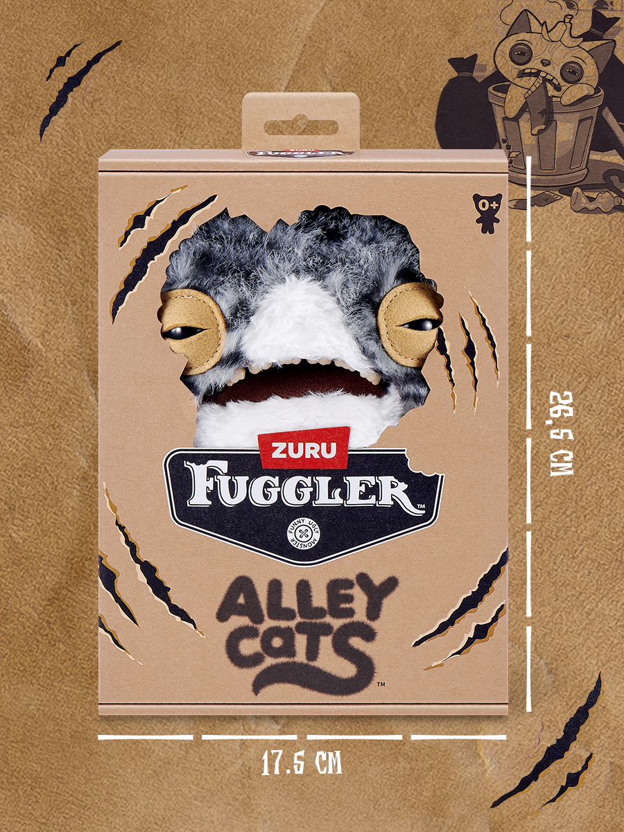 Мягкая игрушка Zuru FUGGLER Дикие коты Барсик - фото 3