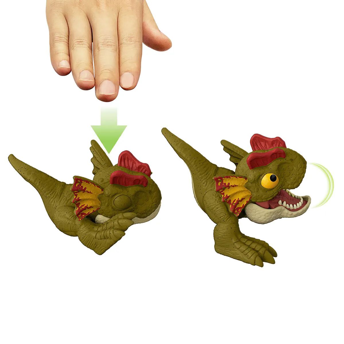 Фигурка Jurassic World Дилофозавр малый - фото 5