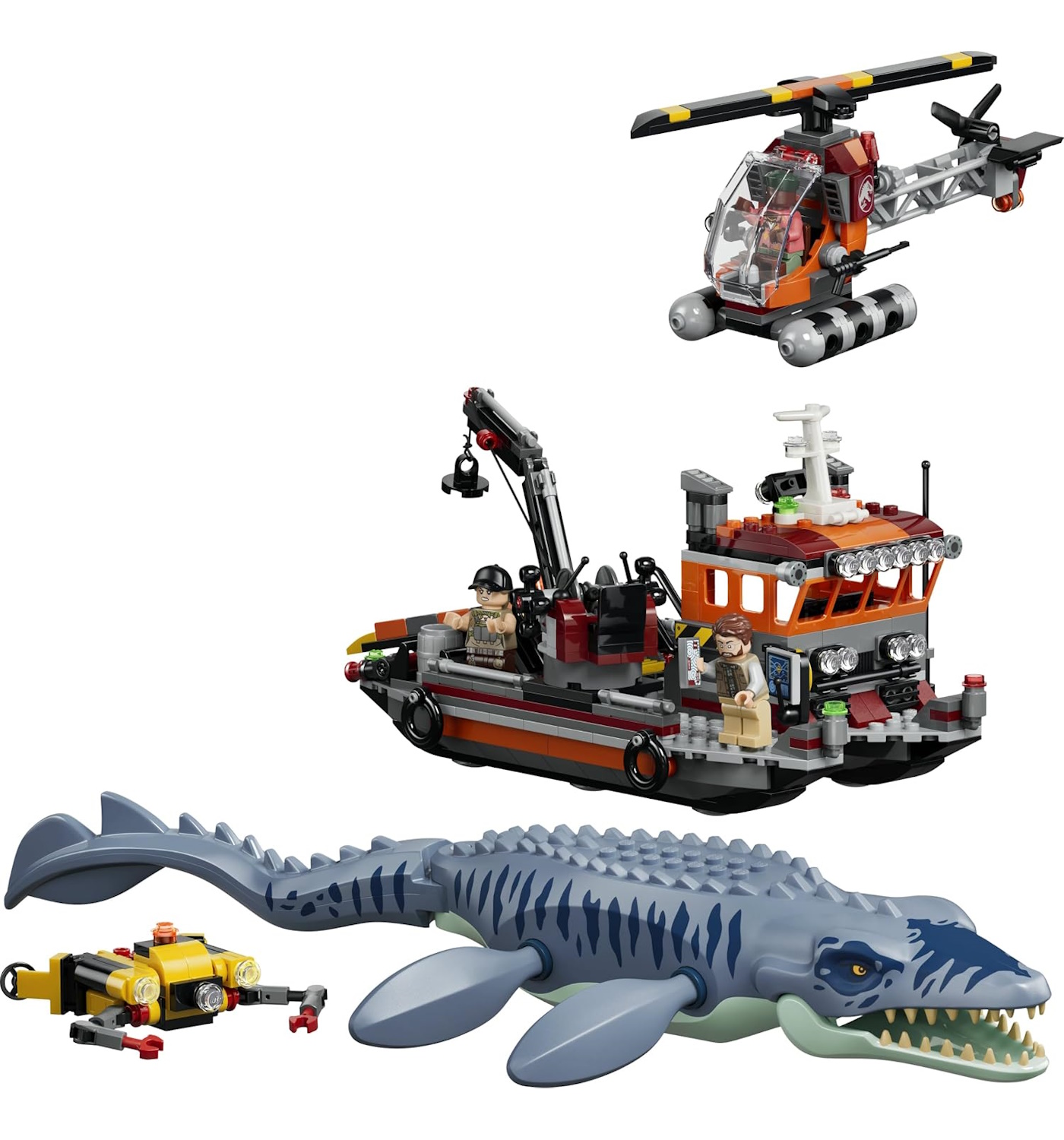 Конструктор LEGO Jurassic World Атака Мозазавра 703 дет. - фото 2