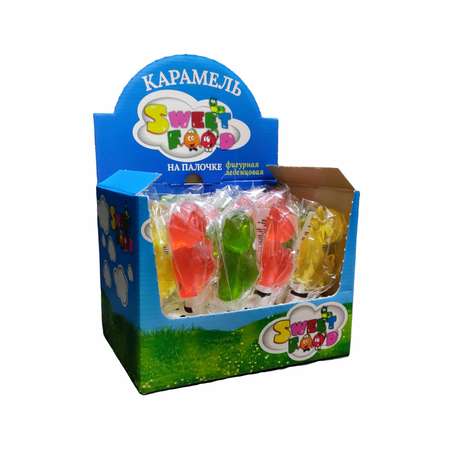 Карамель на палочке Sweet Food Утята 20шт по 35гр