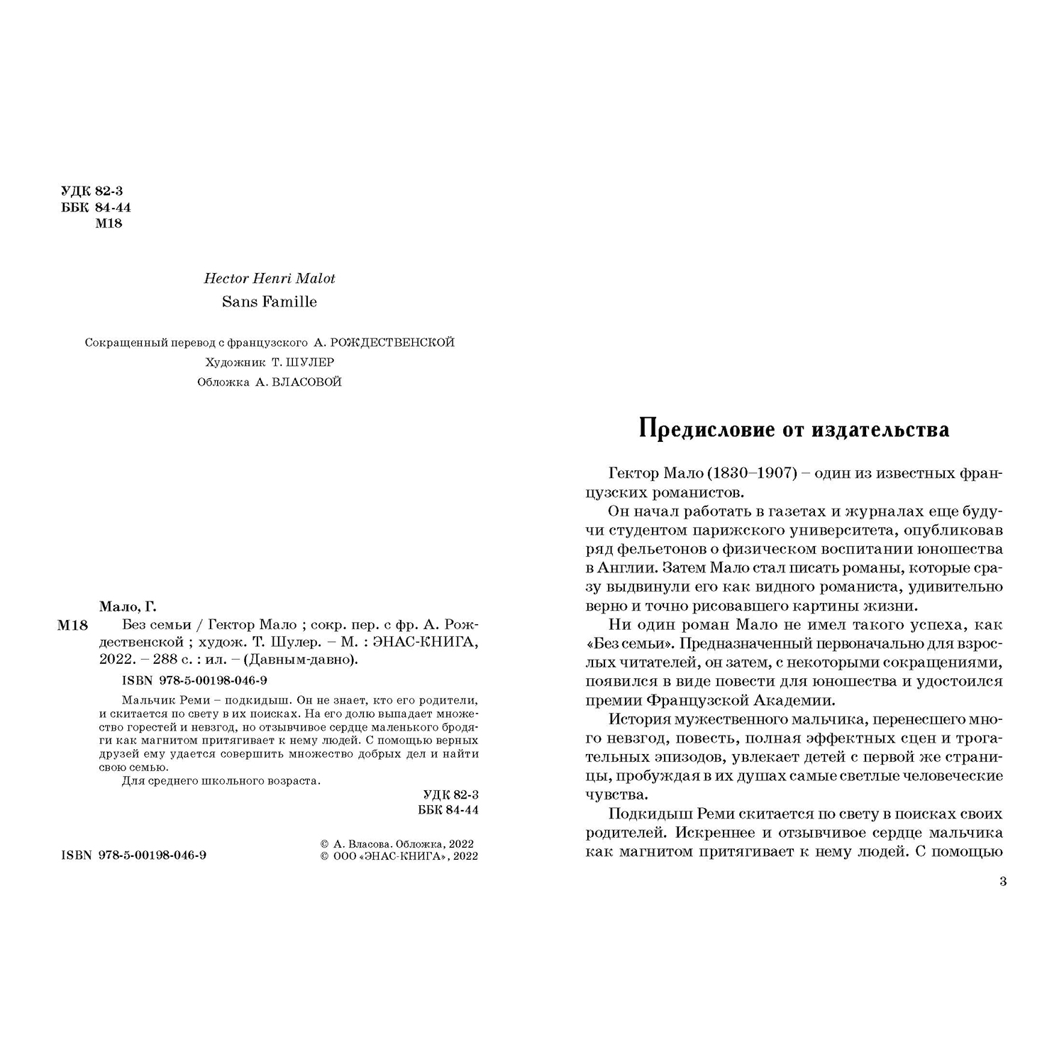 Книга ЭНАС-книга Без семьи - фото 2