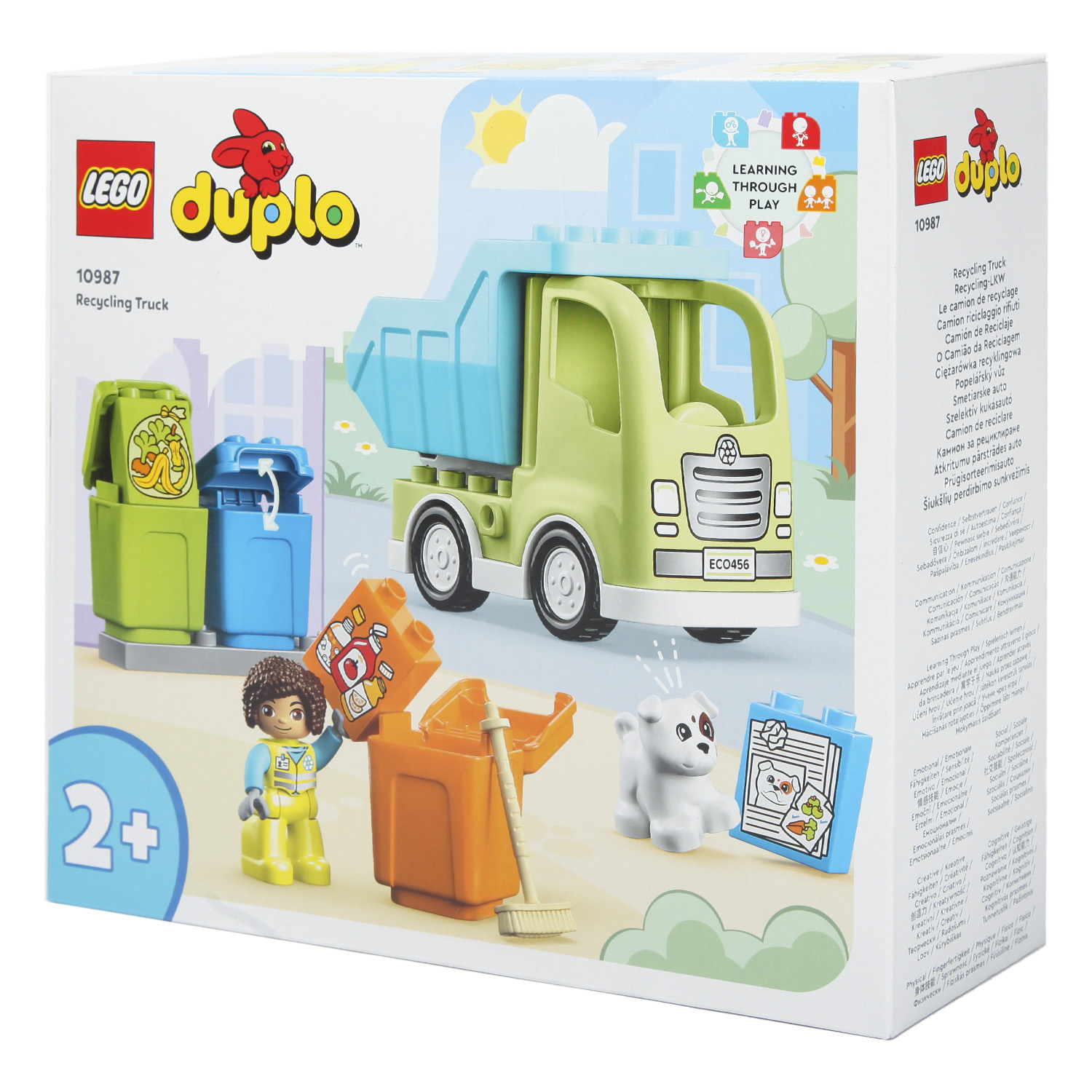 Конструктор LEGO DUPLO Recycling Truck блочный - фото 8