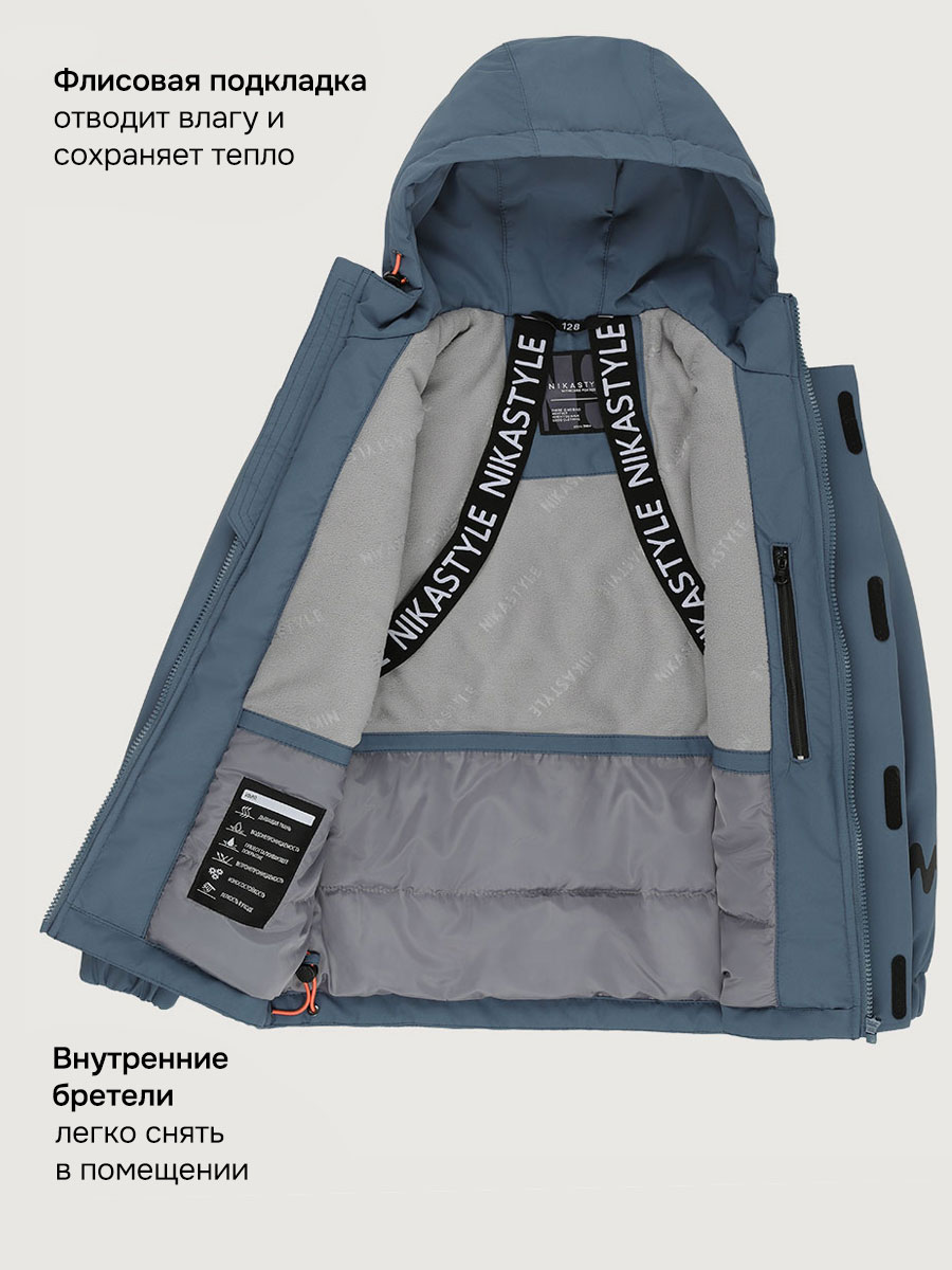 Куртка NIKASTYLE 4м5326 деним/фисташка - фото 10