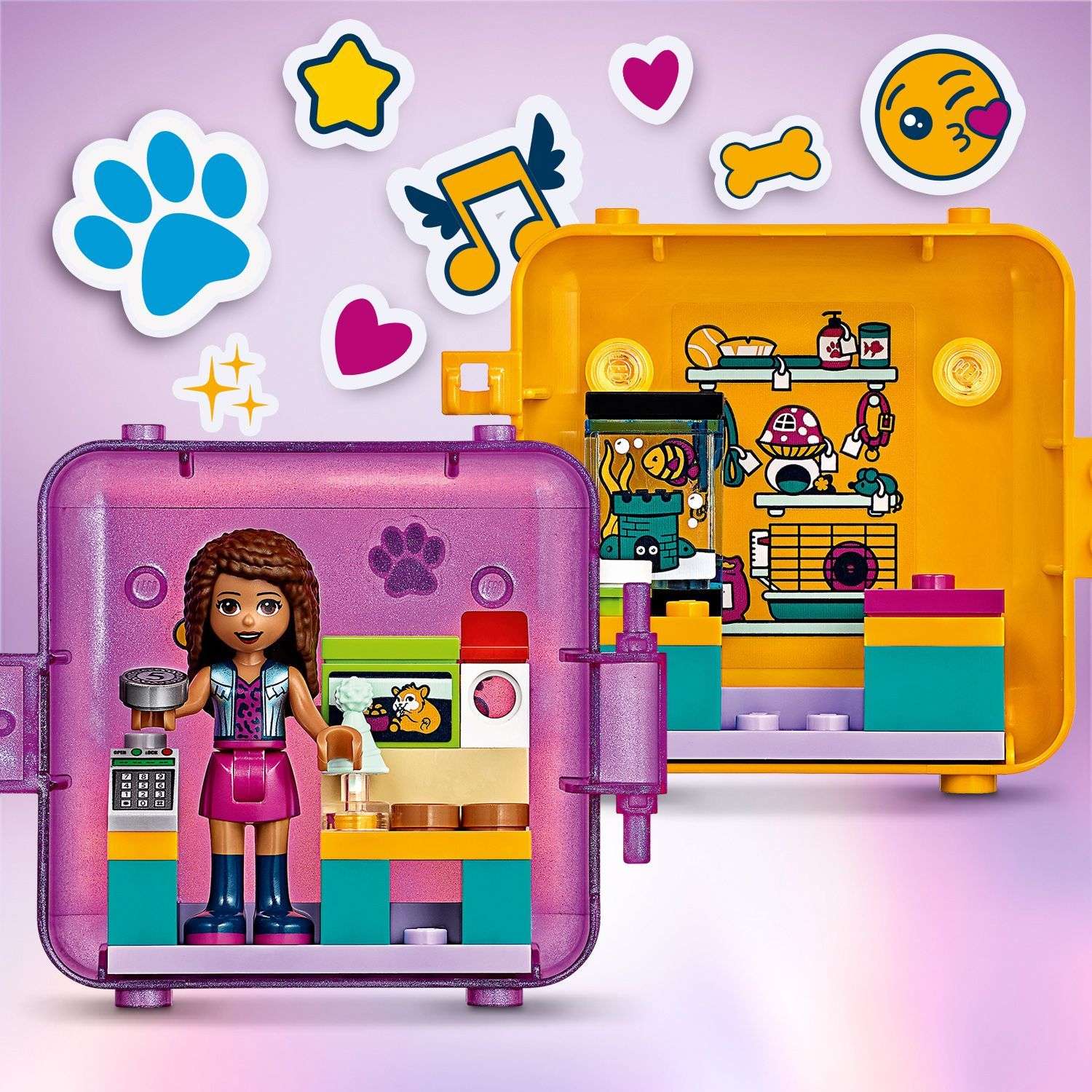 Конструктор LEGO Friends Шкатулка Покупки Андреа блочный - фото 4