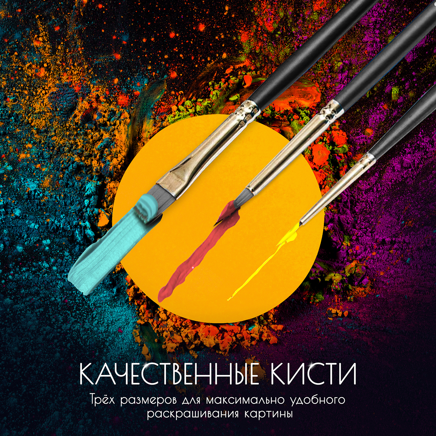 Картина по номерам ФЛЮИД Огненная лиса - фото 5