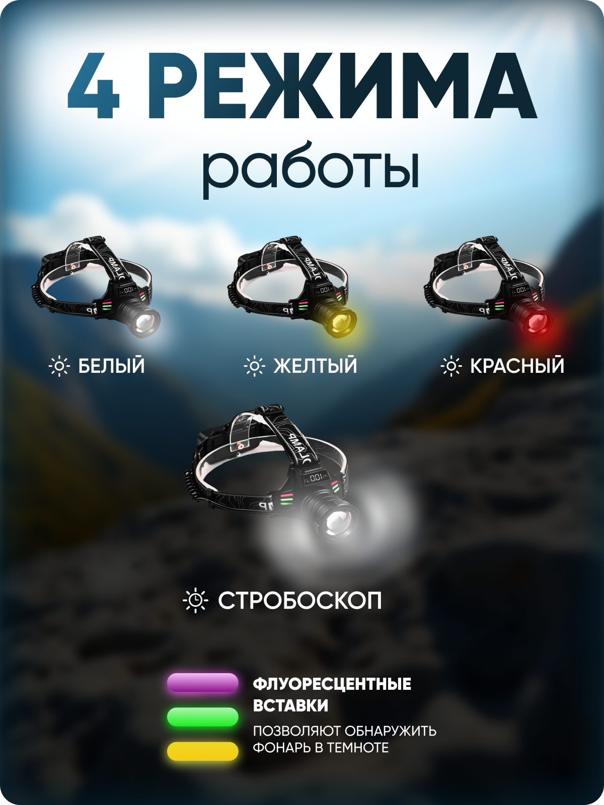 Налобный БлинДаГриф фонарь - фото 6