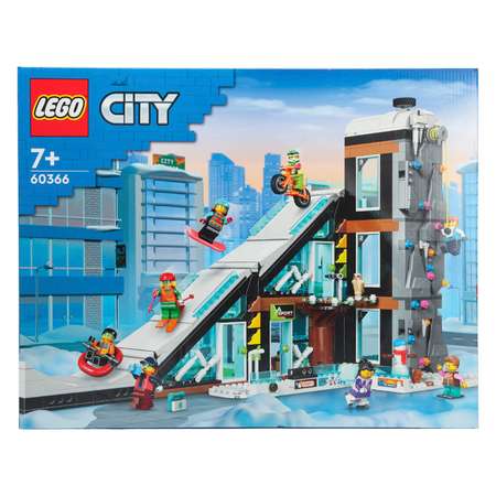Конструктор LEGO City Ski and Climbing Center блочный