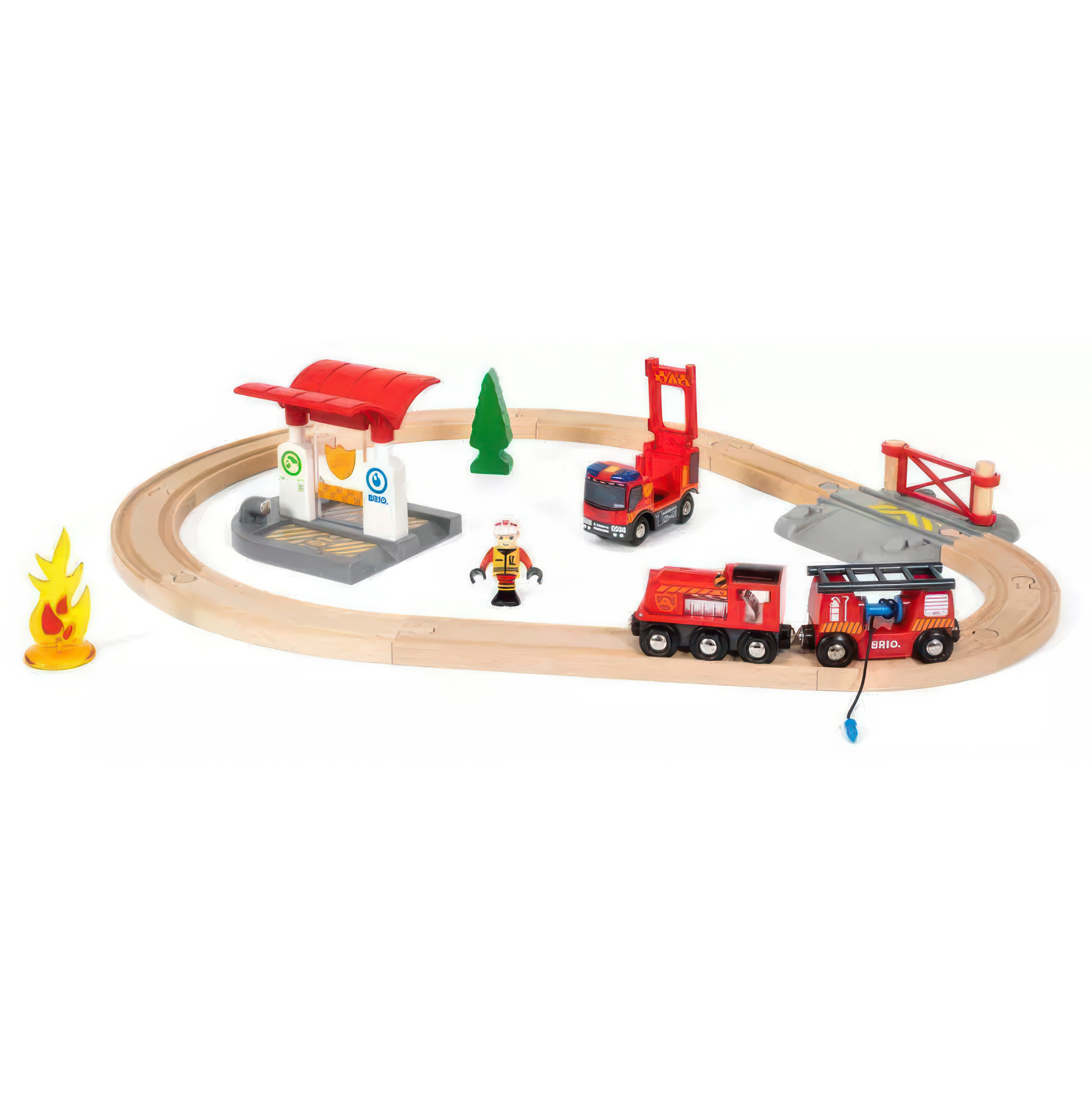Набор железнодорожный Brio 57 см 33815 - фото 7