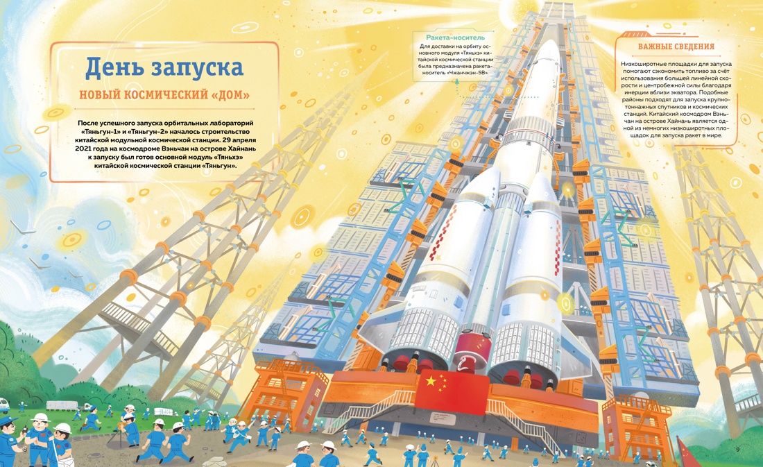 Книга Махаон 24 часа в космосе/Дуань Чжан Цюй И /Станция на орбите Земли - фото 4