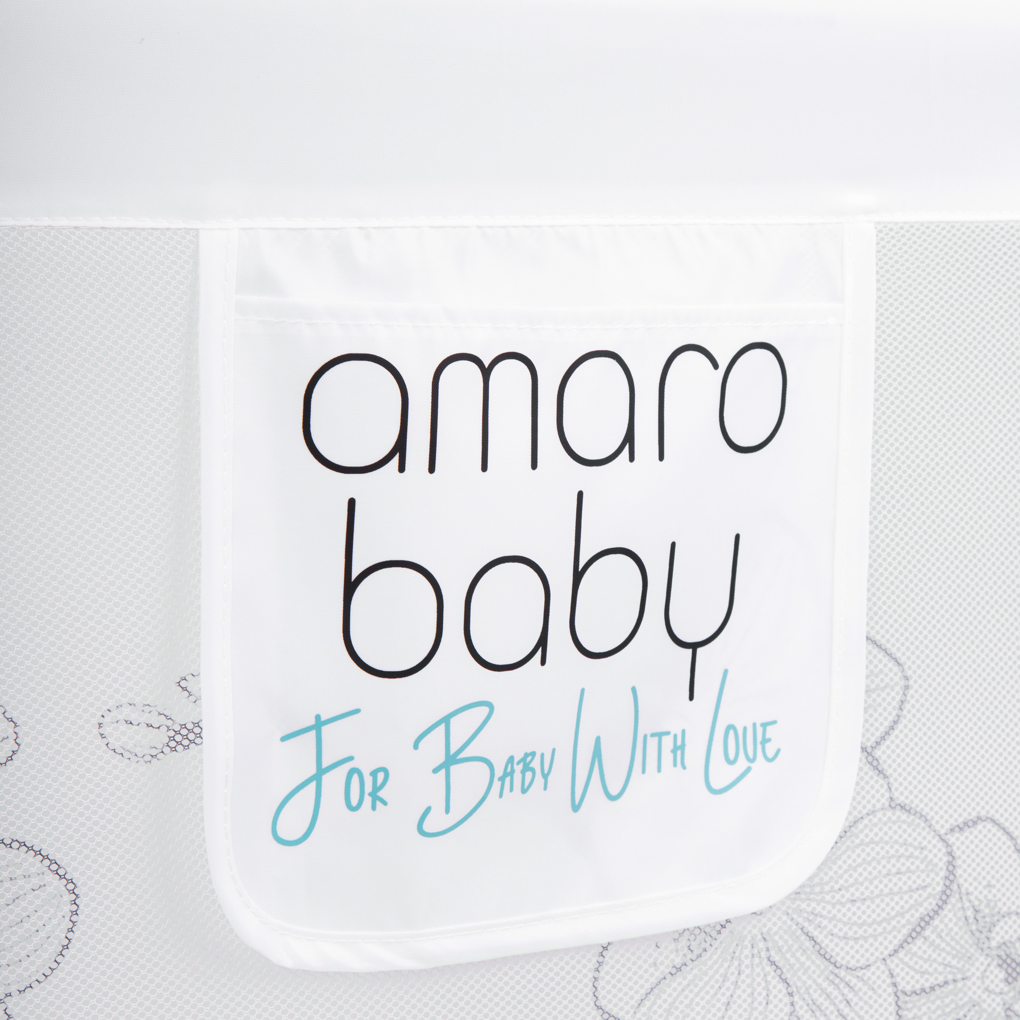 Барьер защитный для кровати Amarobaby белый 160см - фото 5