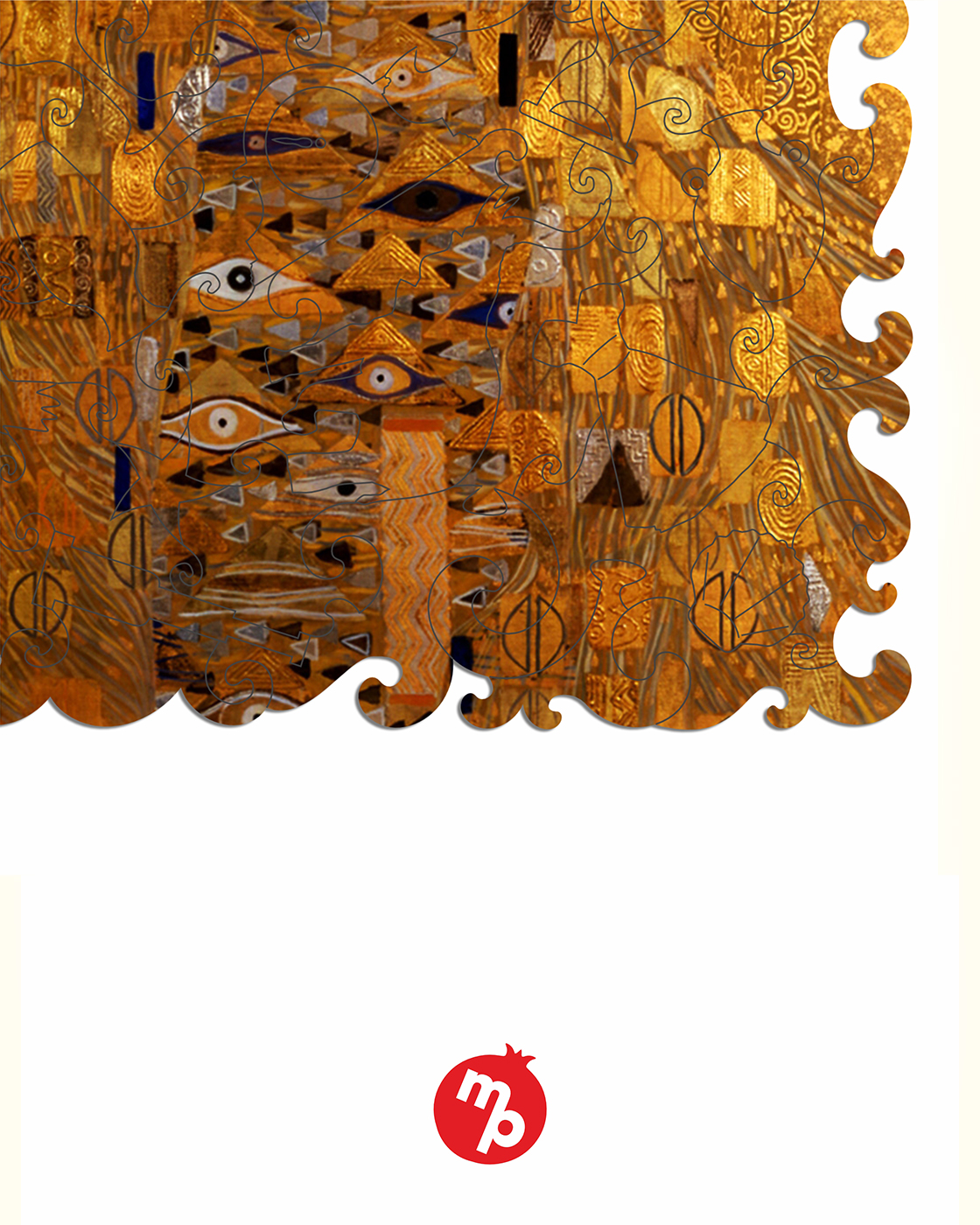 Пазл 1TOY Густав Климт. Портрет Адели деревянный - фото 9