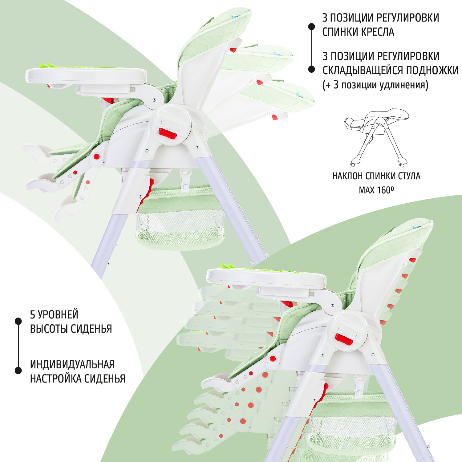 Стульчик для кормления Nuovita Tutela 2 в 1 - фото 4