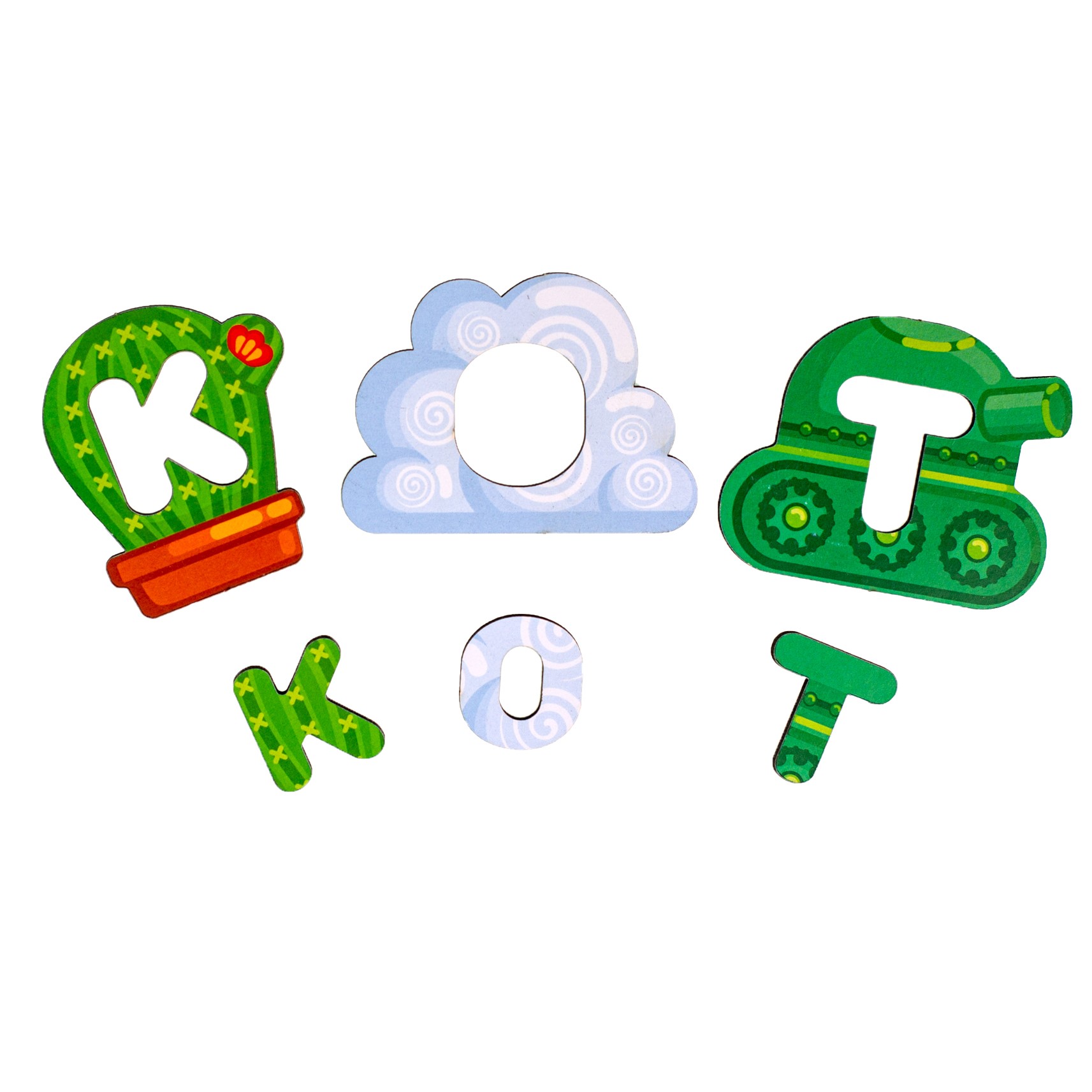 Игрушка WOODLANDTOYS сортер Азбука - фото 10