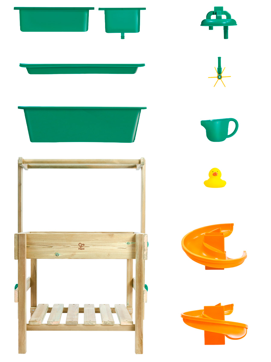 Стол многофункциональный Hape для песка и водных игр - фото 6