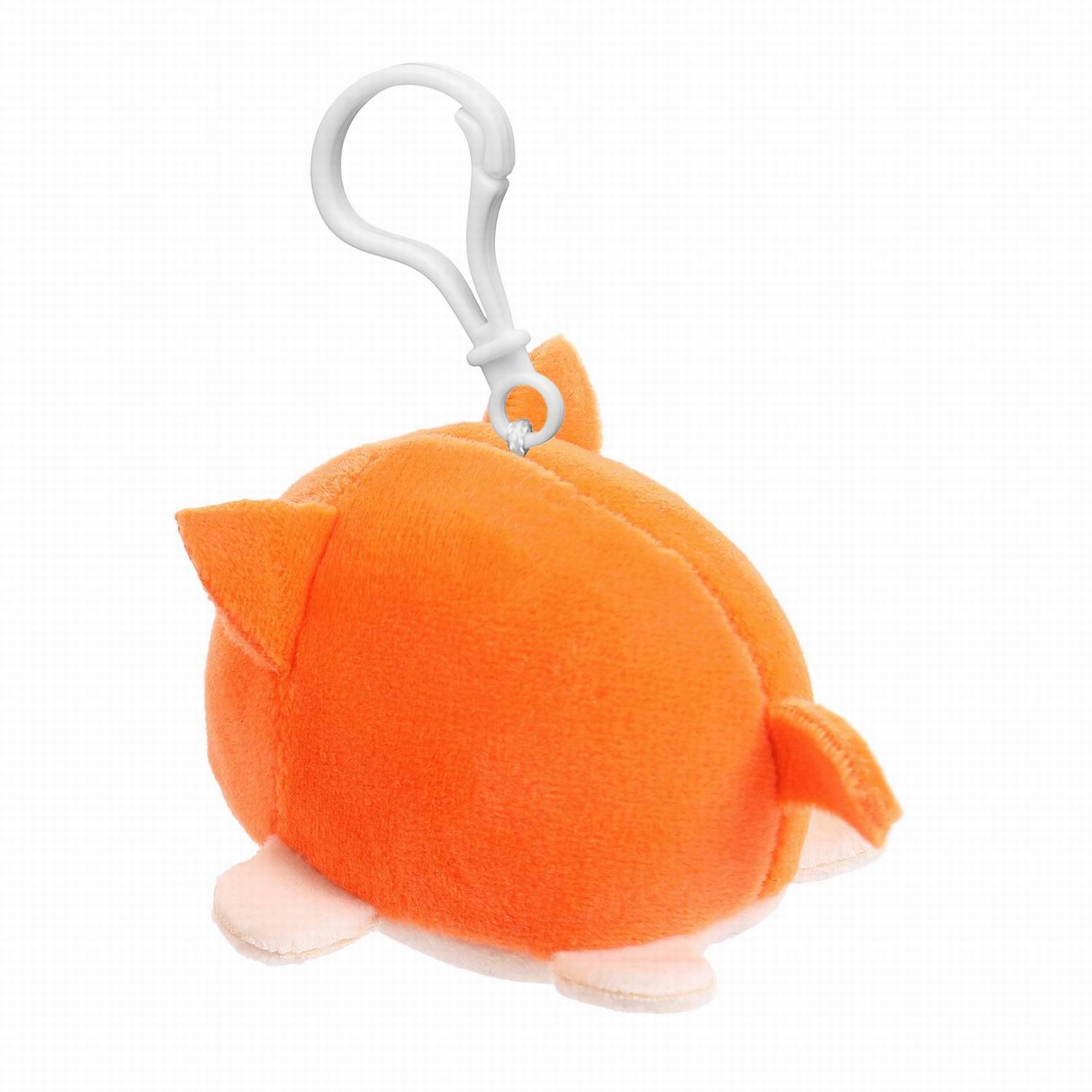 Игрушка Abtoys Supersoft mini Брелок Лиса с пластиковым карабином - фото 3