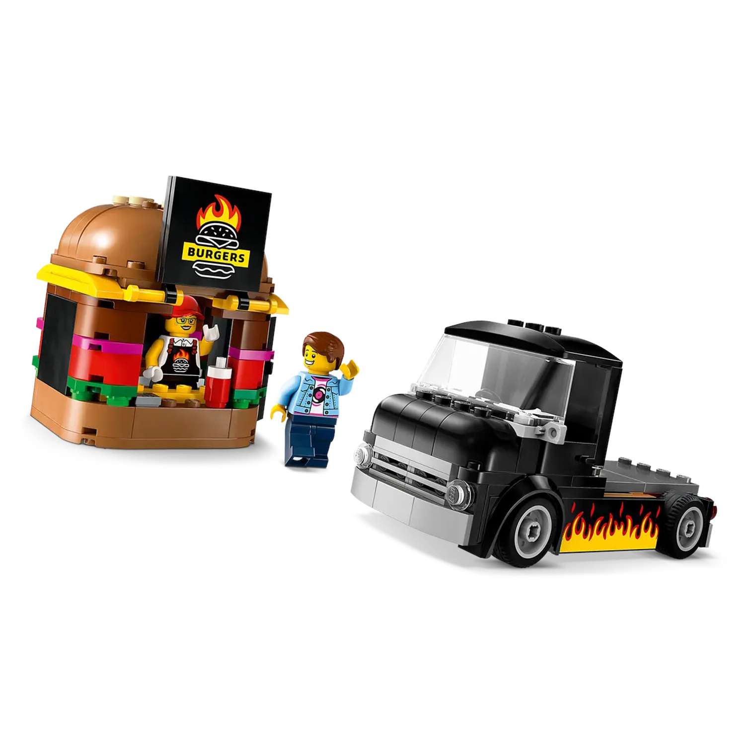Конструктор LEGO City Бургер Трак блочный - фото 3