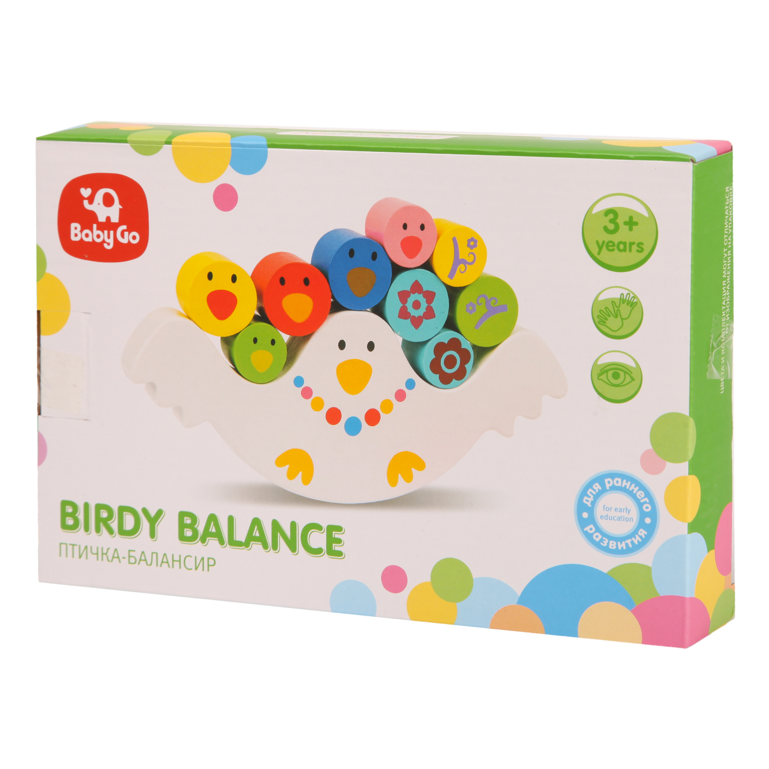 Игрушка BabyGo неваляшка Птичка-балансир - фото 8