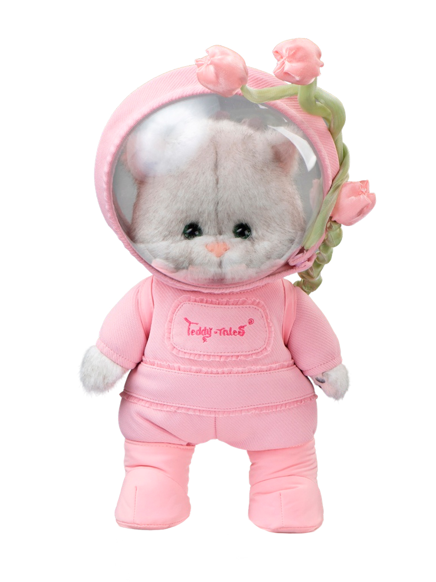 Мягкая игрушка TeddyTales Котик Космонавт Розовое чудо - фото 8
