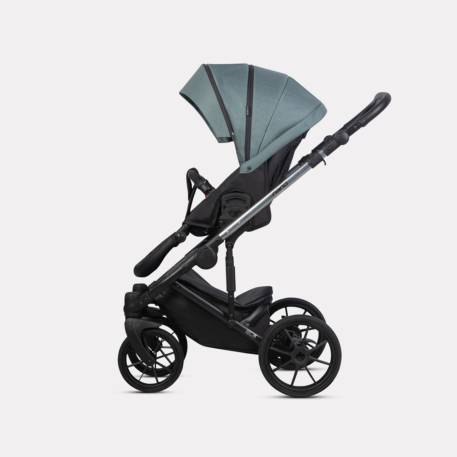 Коляска 2в1 Riko Nano Thermo зеленый - фото 5