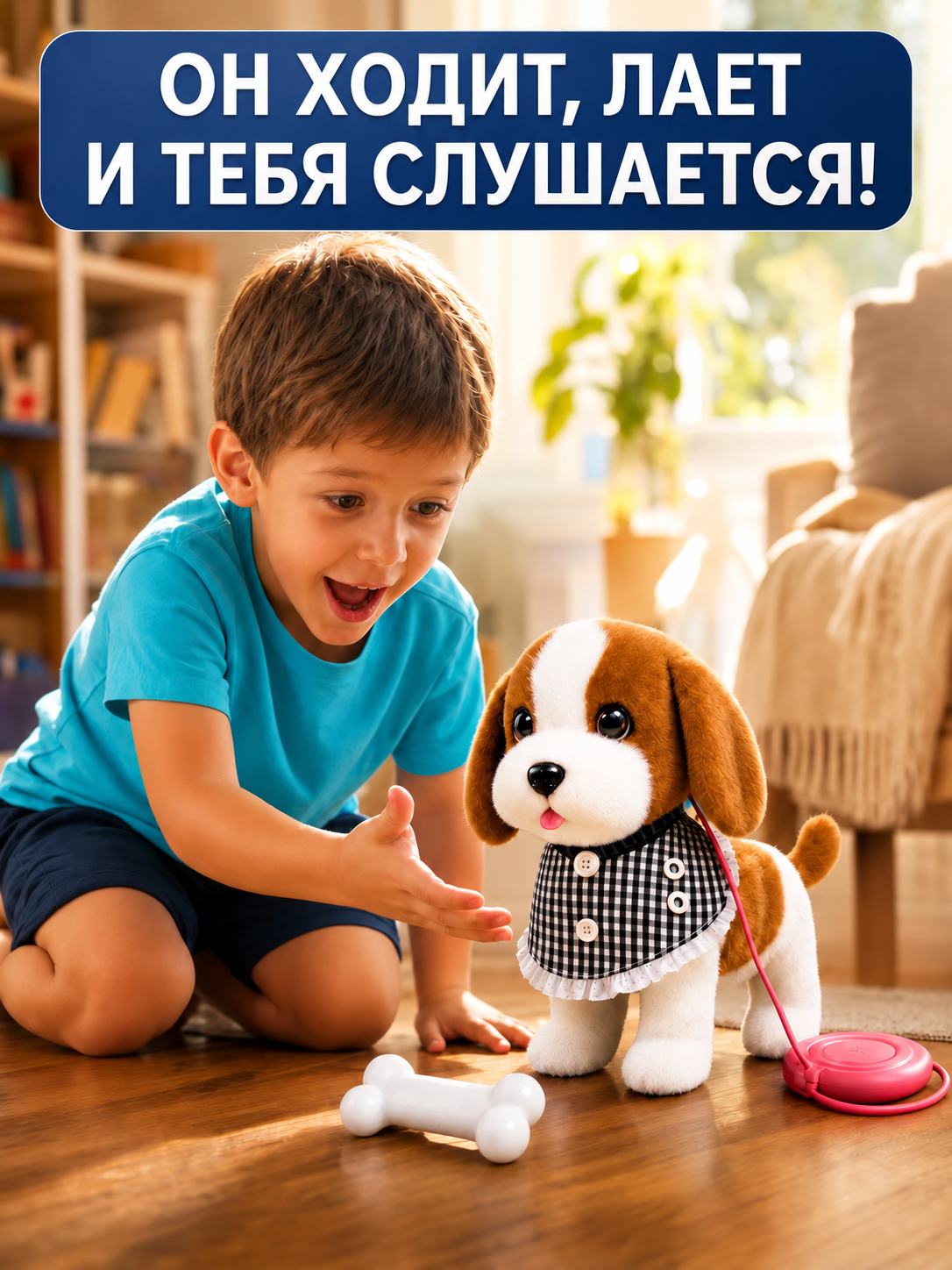 Мягкая игрушка FAVORITSTAR DESIGN Бигль - фото 6