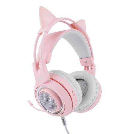 Игровая гарнитура Heleos Somic G951 розовая