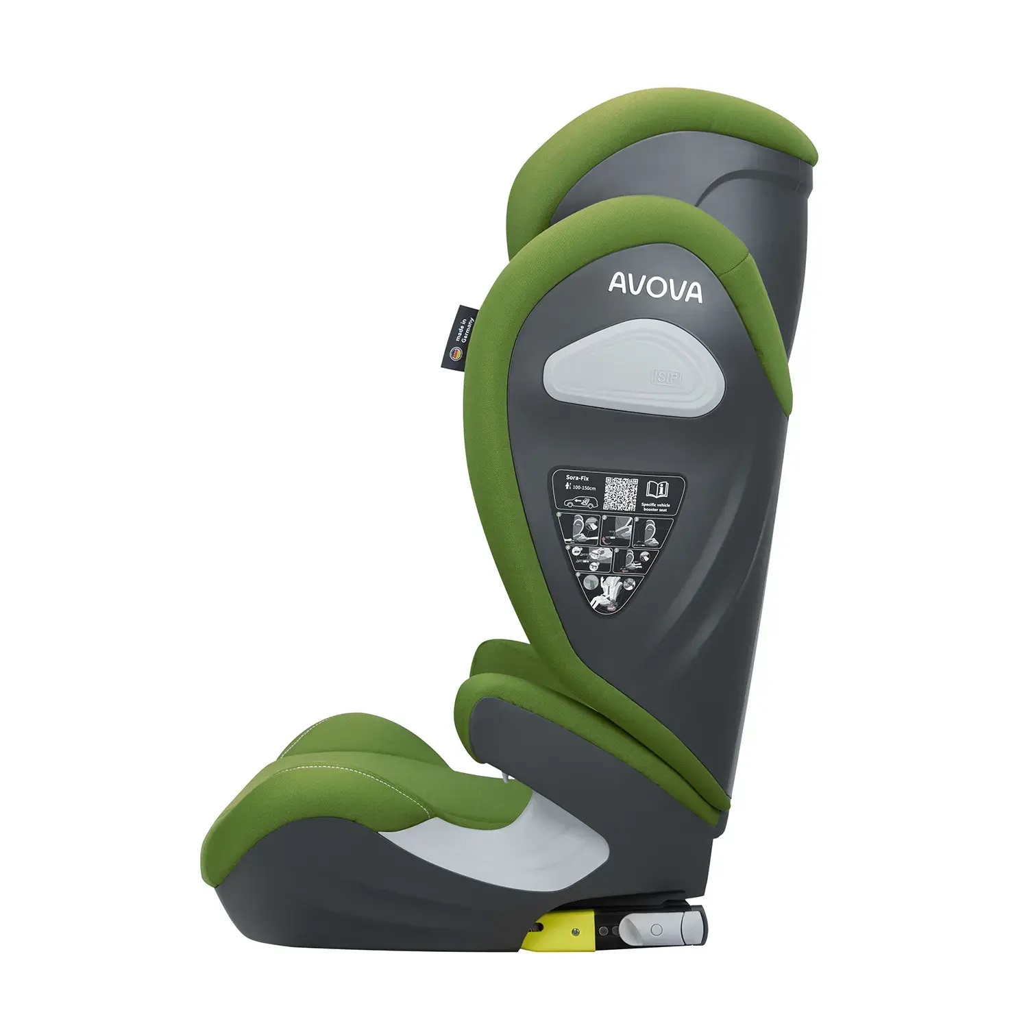 Автокресло Avova Sora-Fix Isofix 2/3 (15-36 кг) зеленый - фото 6