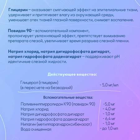 Капли увлажняющие Скайвижн Раствор офтальмологический