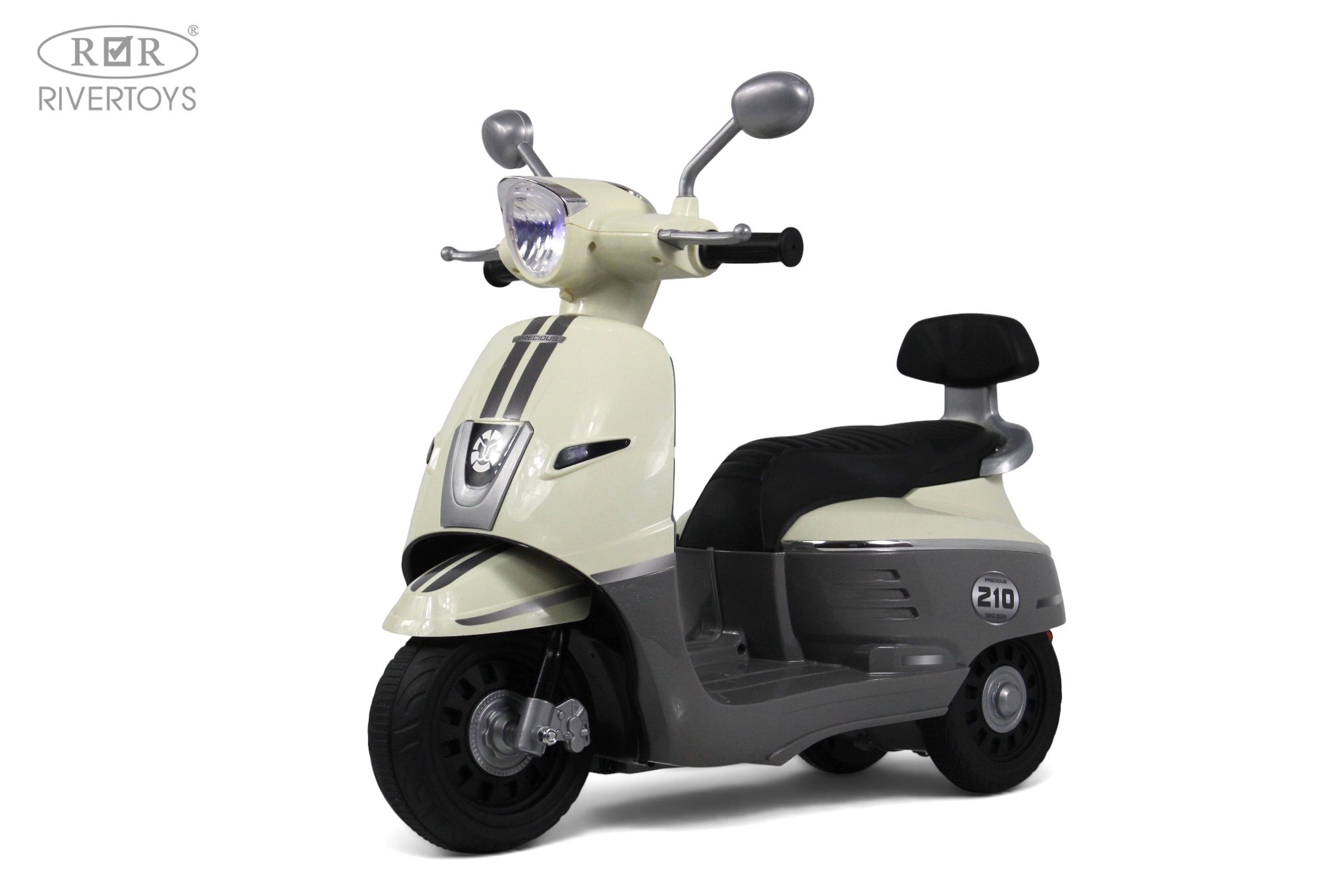 Электромотоцикл RIVERTOYS Z222ZZ-M-GREY - фото 1