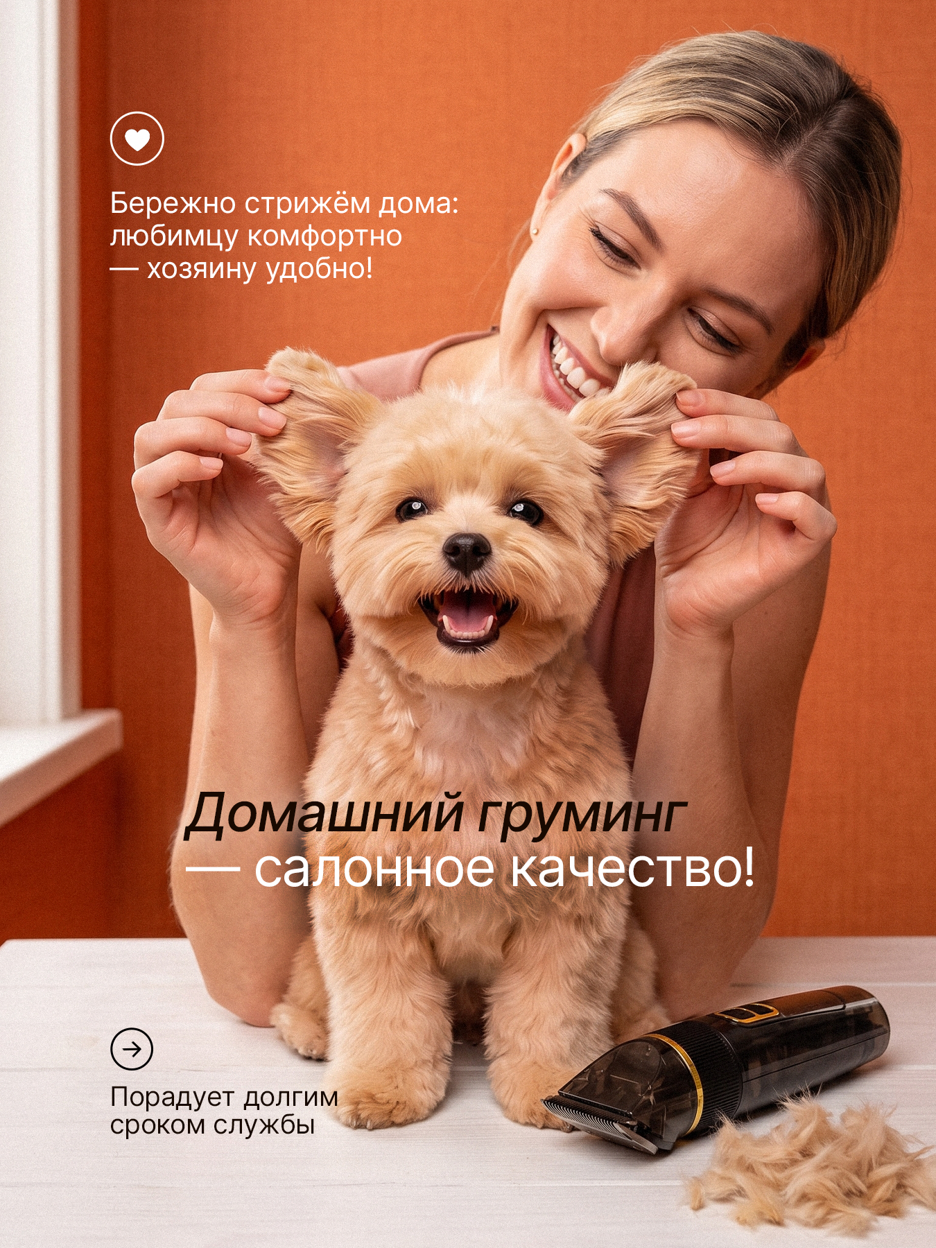 Машинка для стрижки собак и кошек SuperPets профессиональная - фото 2