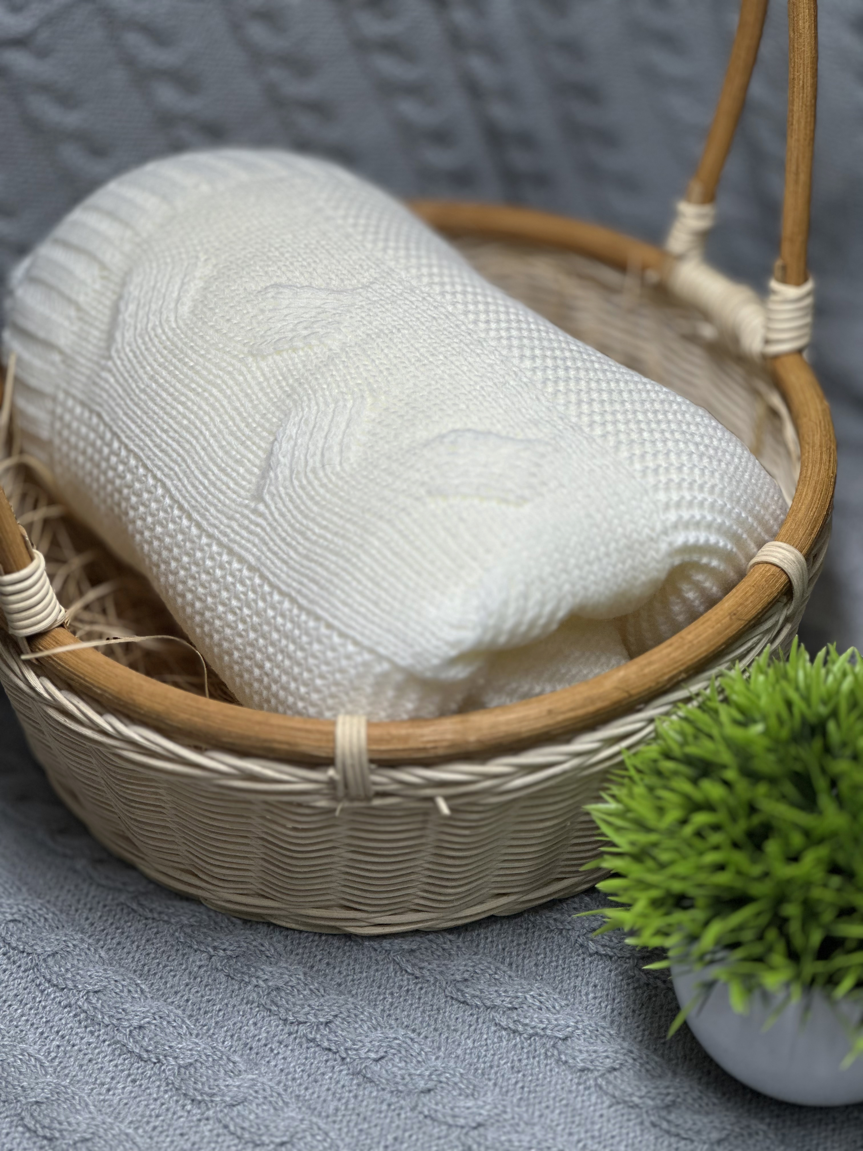 Плед RinaAmari 100 x 100 см шерсть - фото 7