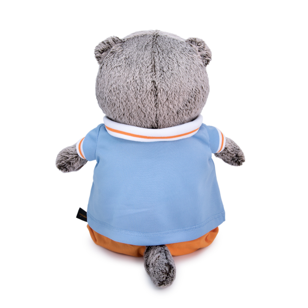 Мягкая игрушка BUDI BASA Басик в голубом поло - фото 3