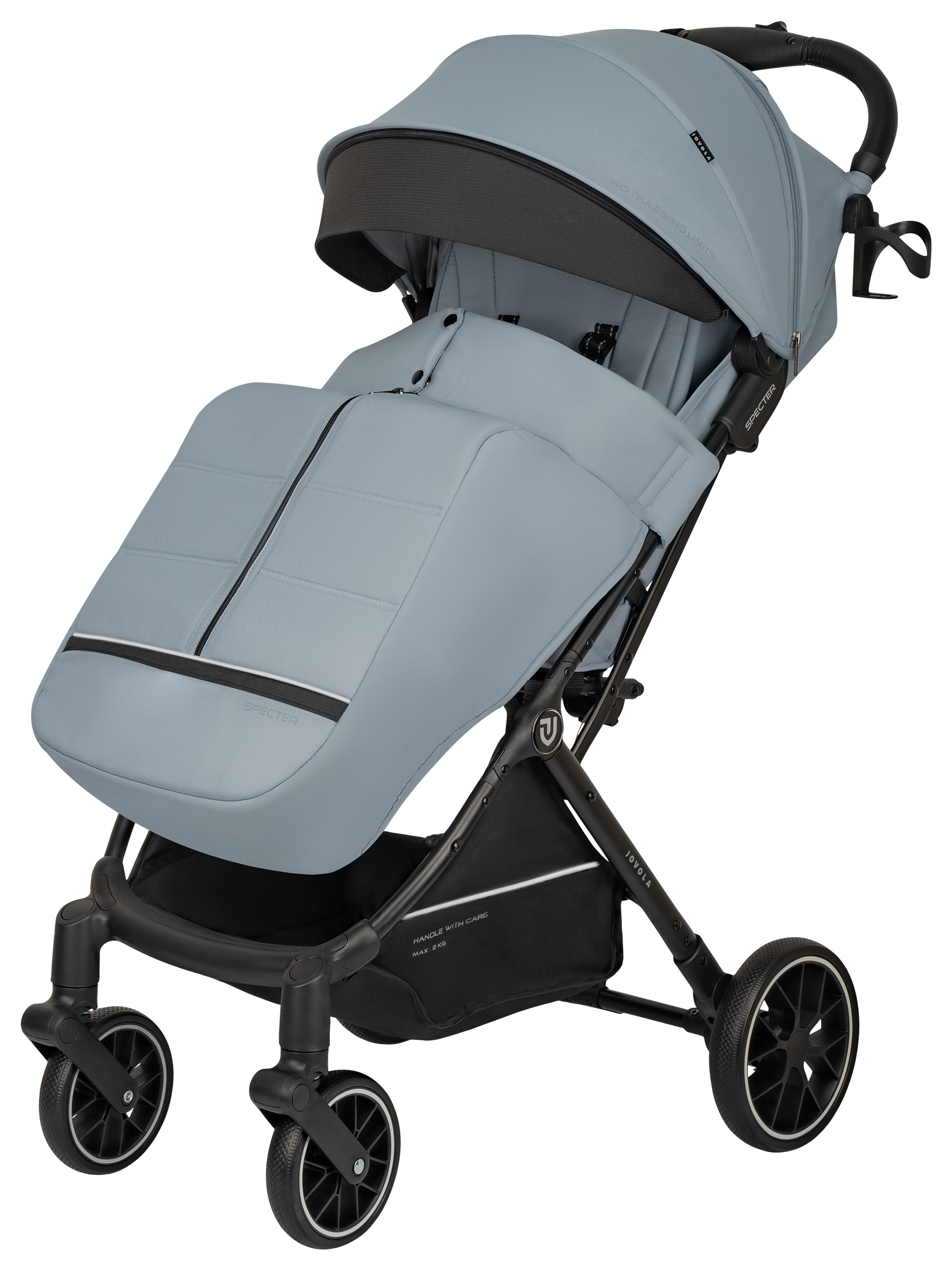 Коляска прогулочная JOVOLA Specter голубой - фото 14