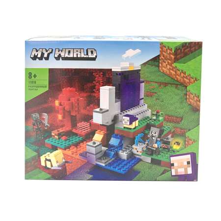 Конструктор MY WORLD Разрушенный портал блочный