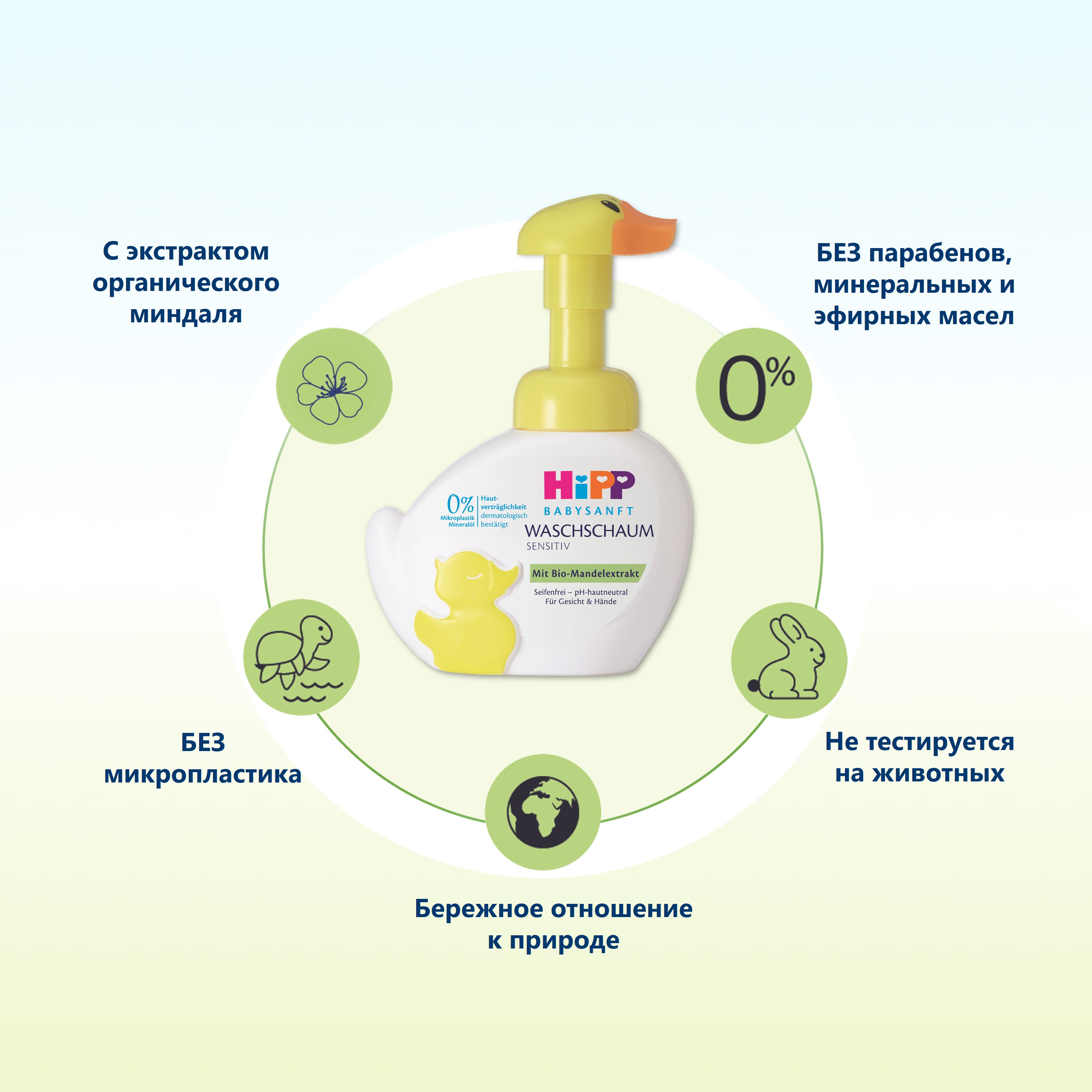 Пена Hipp Babysanft 250 мл - фото 5