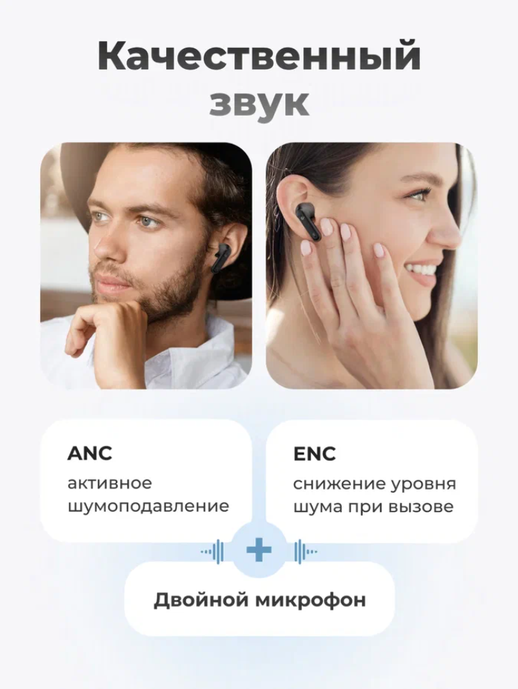 Наушники-вкладыши GEOZON G-S11BLK - фото 3