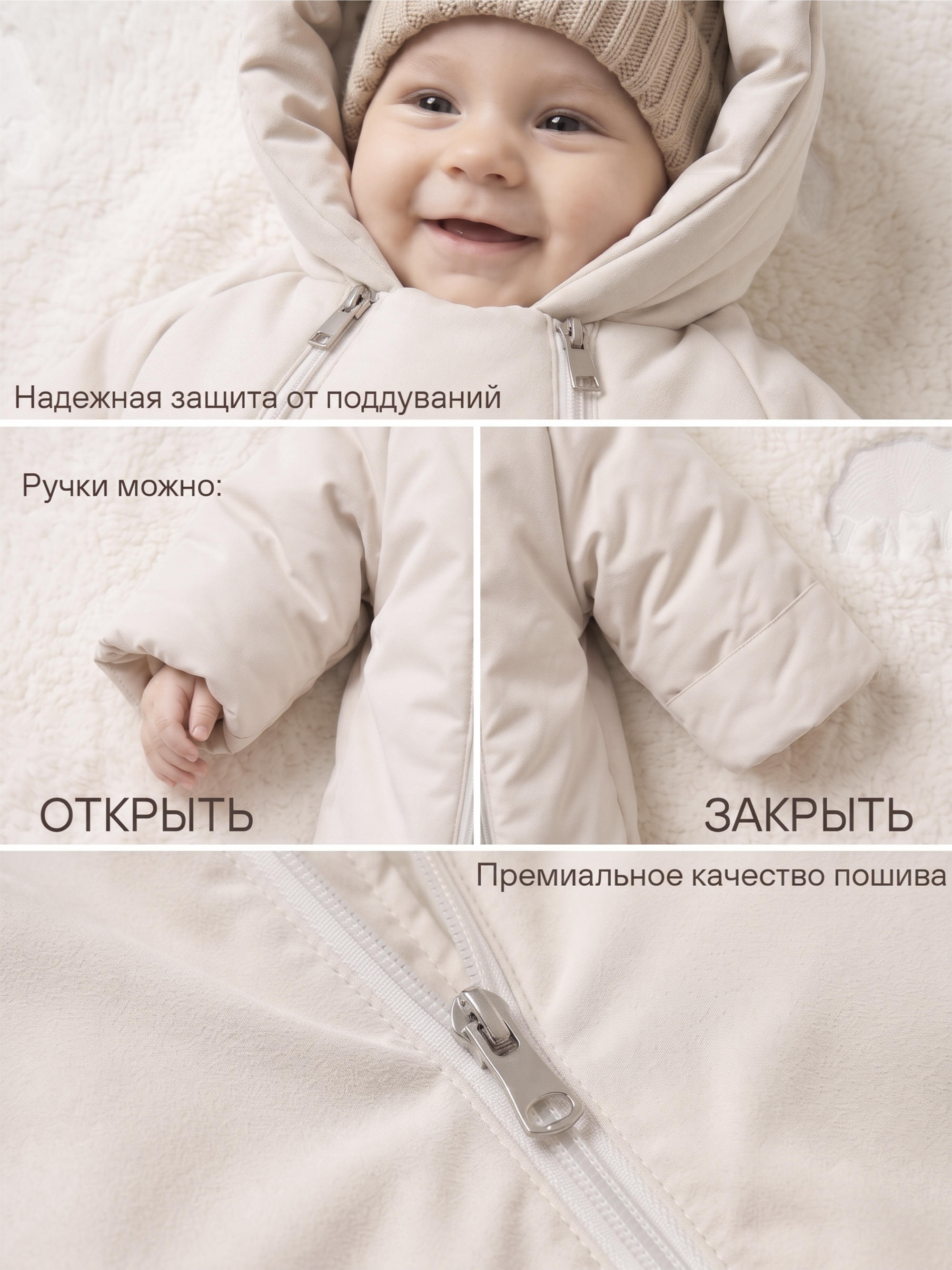 Конверт-комбинезон СОННЫЙ ГНОМИК 929/10 - фото 8
