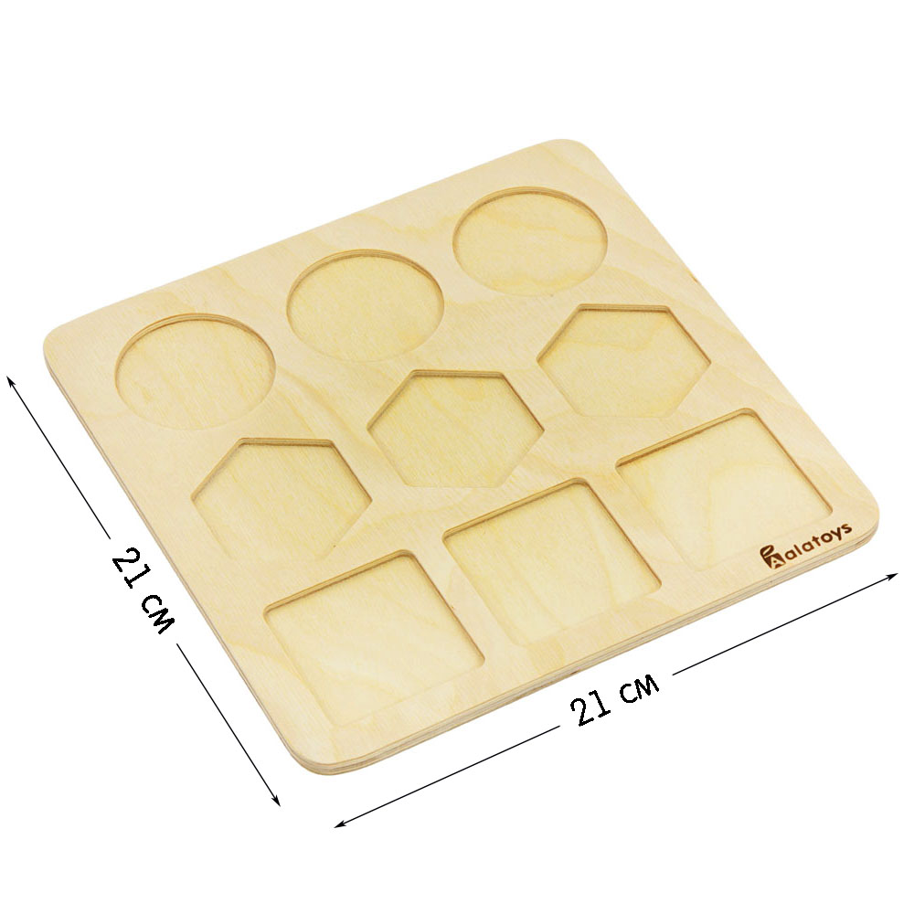 Настольная игра Alatoys ГЕОМЕТРИЧЕСКИЕ ДРОБИ 18деталей - фото 12