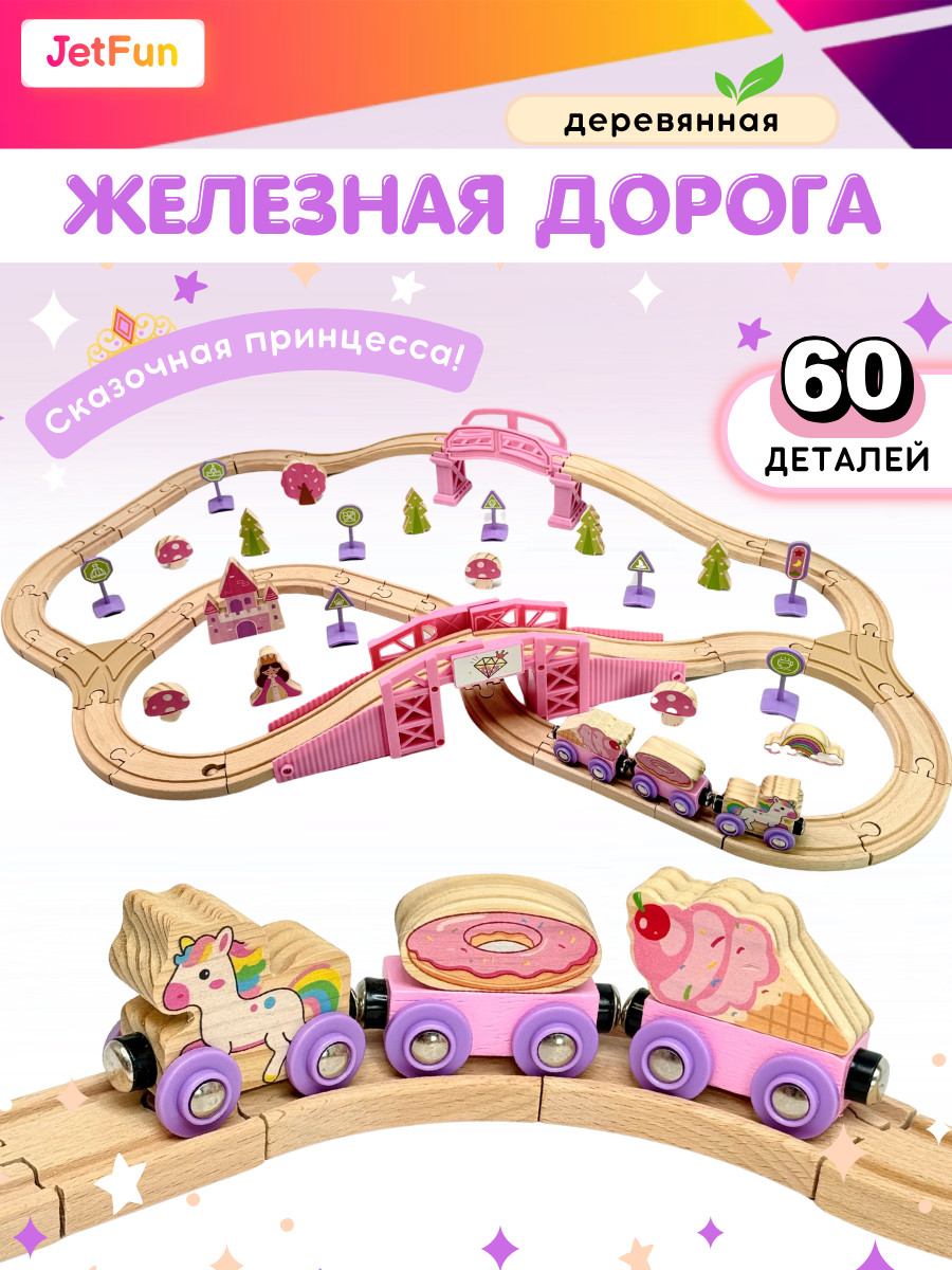 Развивающая железная дорога JetFun EDWONE_26201 - фото 1