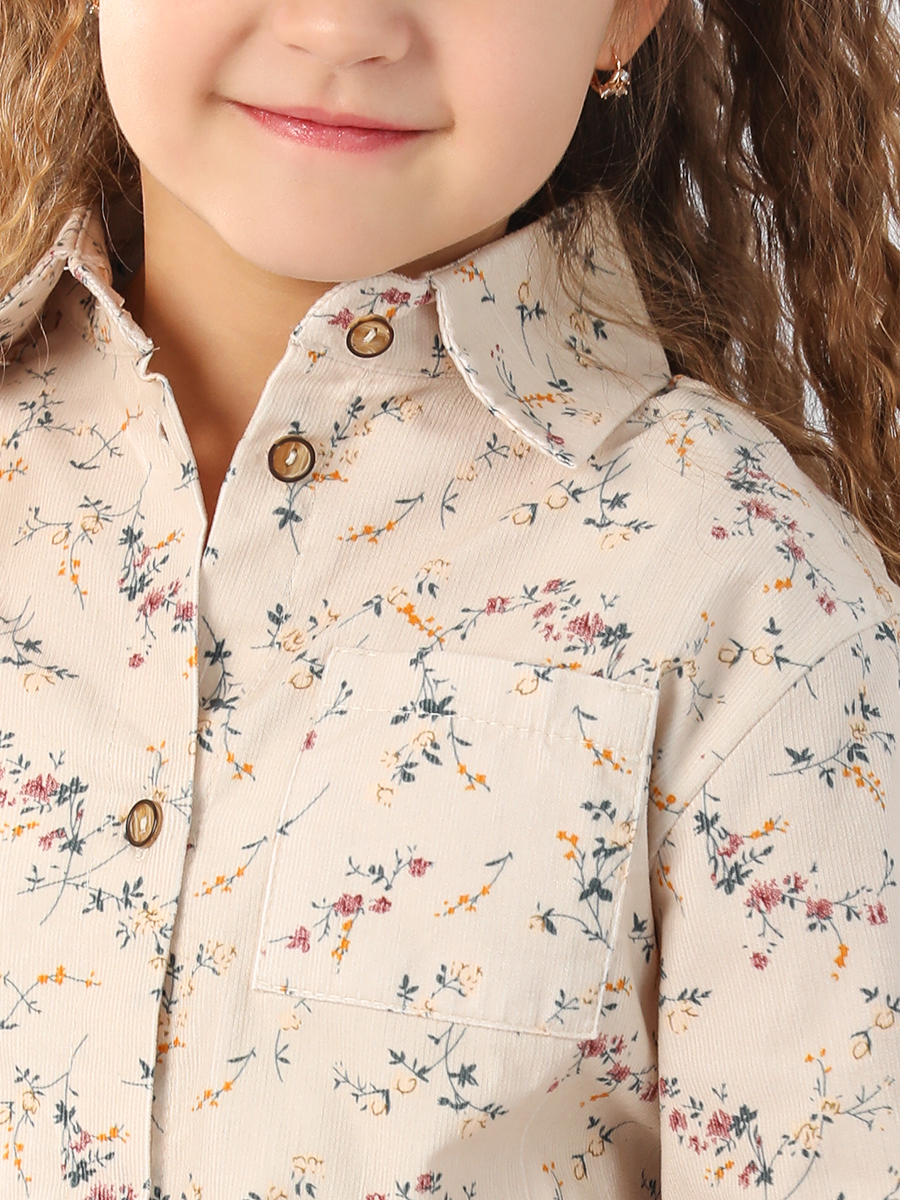 Рубашка Соль и Перец SP1511/кремово-голубой - фото 18