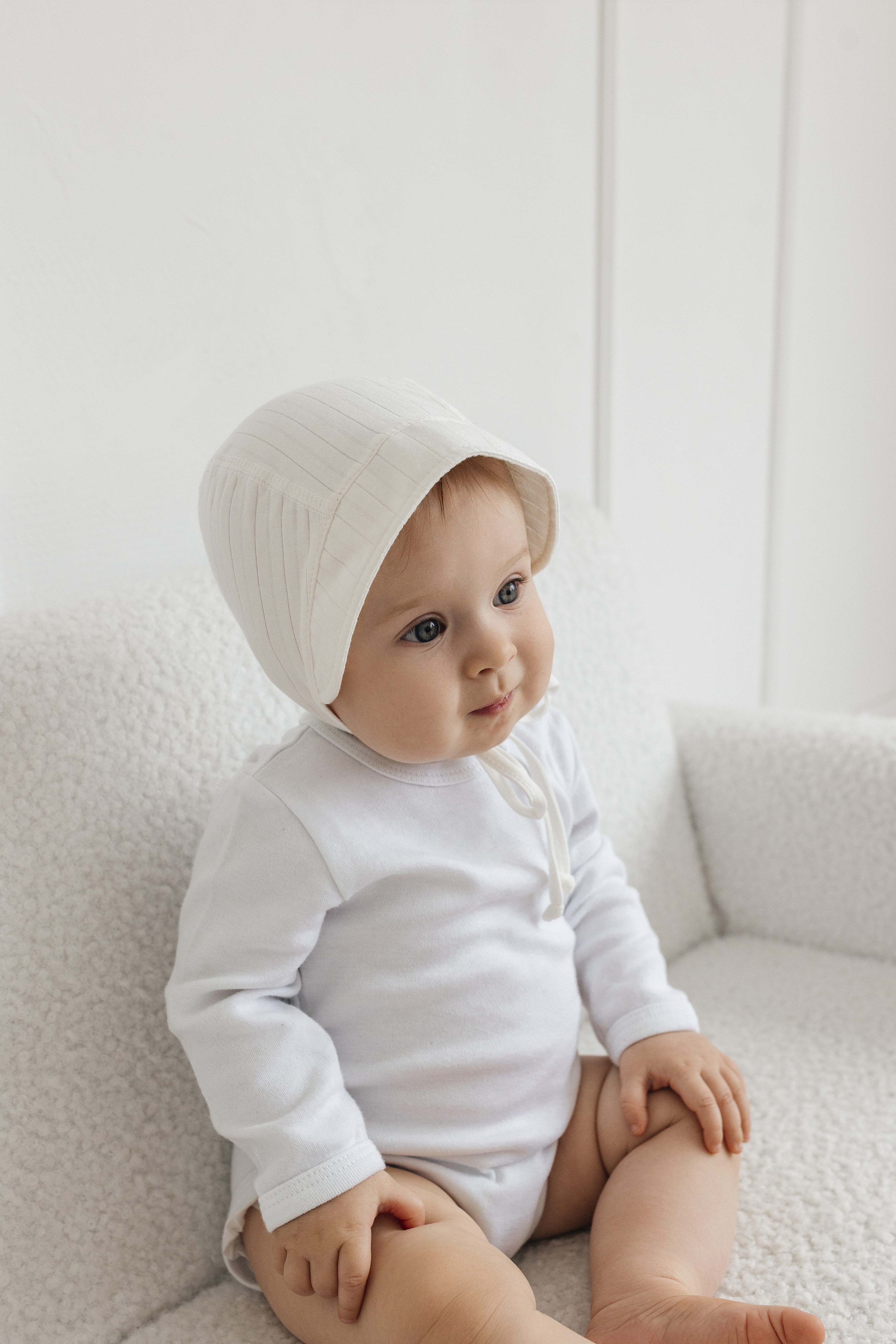 Чепчик Чудо-Кроха KL-168/молочный - фото 1