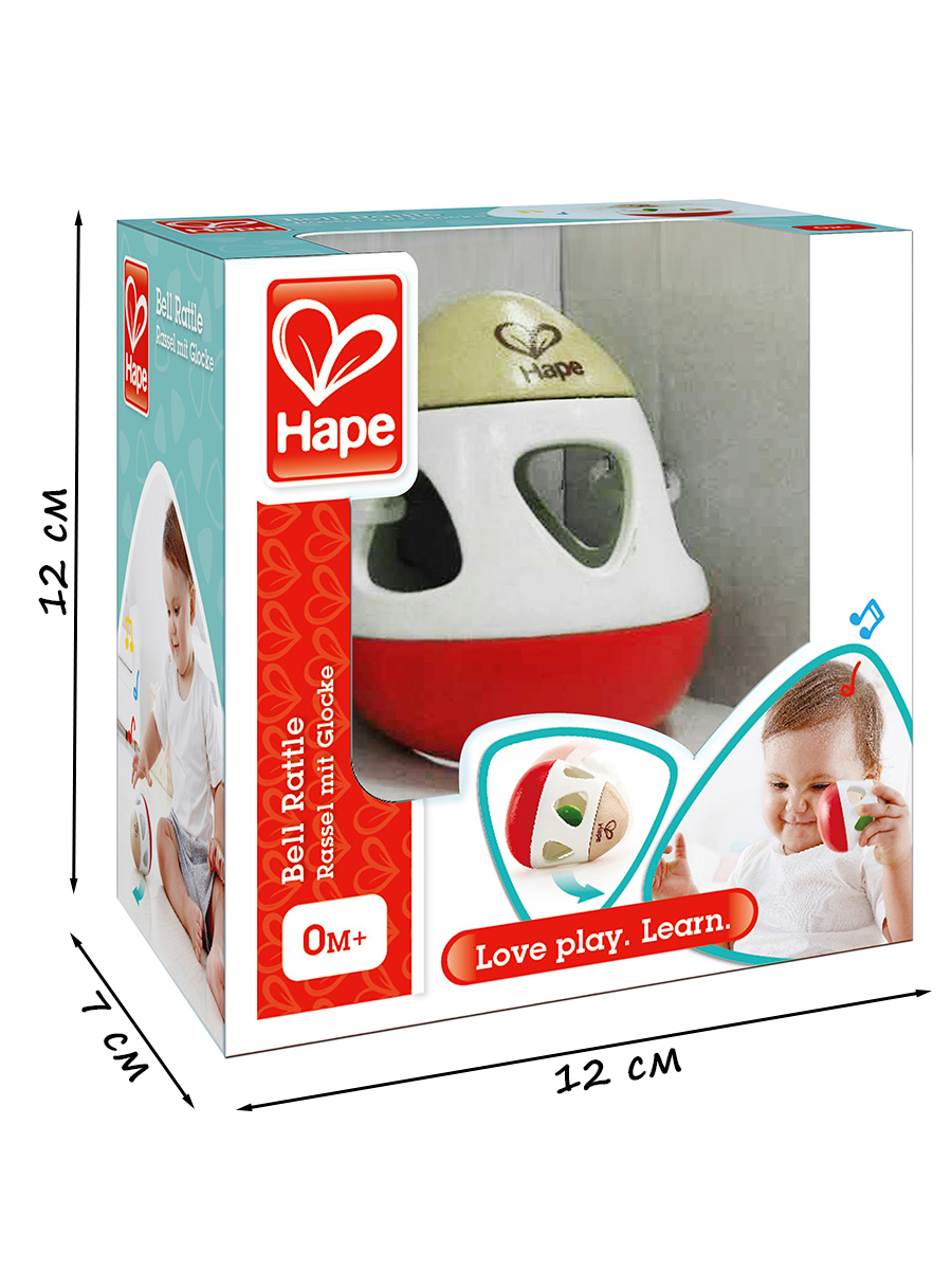 Игрушка Hape неваляшка Звон колокольчика - фото 8