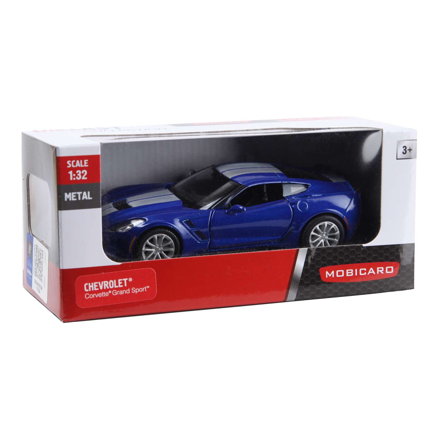 Автомобиль Mobicaro Chevrolet Corvette Grand Sport 1:32 в ассортименте 544039C - фото 8