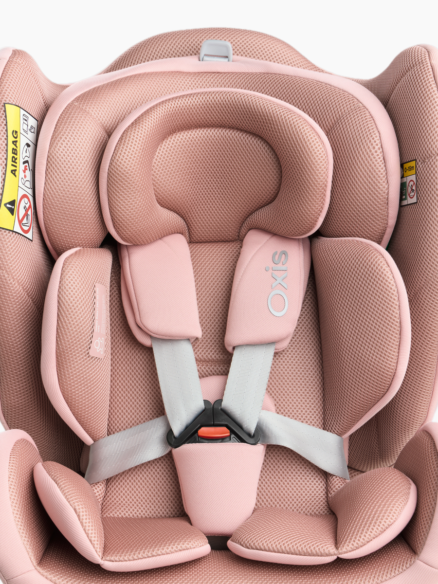 Автокресло Happy Baby Oxis 0+/1/2/3 (0-36 кг) розовый - фото 18