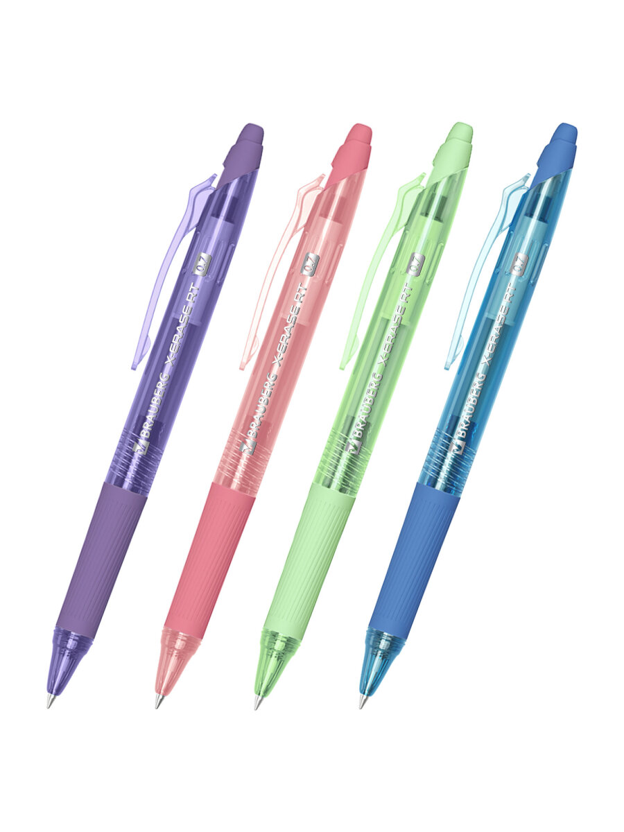 Ручка со стираемыми чернилами Brauberg 4 шт. - фото 3