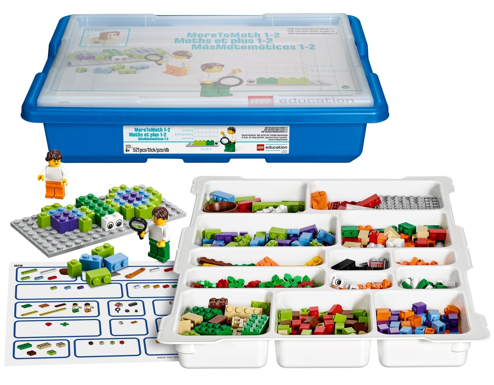 Конструктор LEGO Education 45210 Базовый набор MoreToMath 521 дет. - фото 1