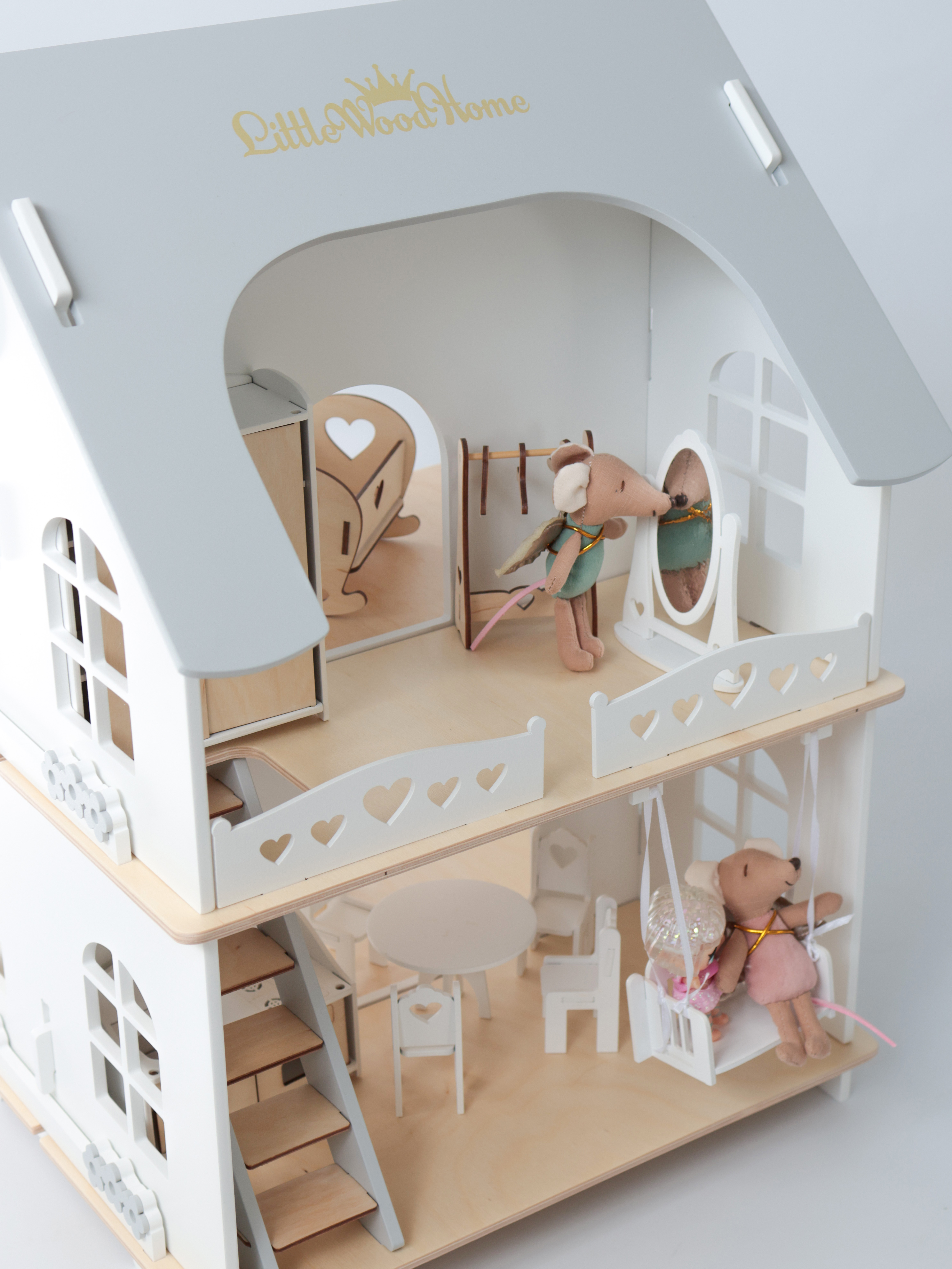 Домик для кукол LittleWoodHome 53 см 8906 - фото 10