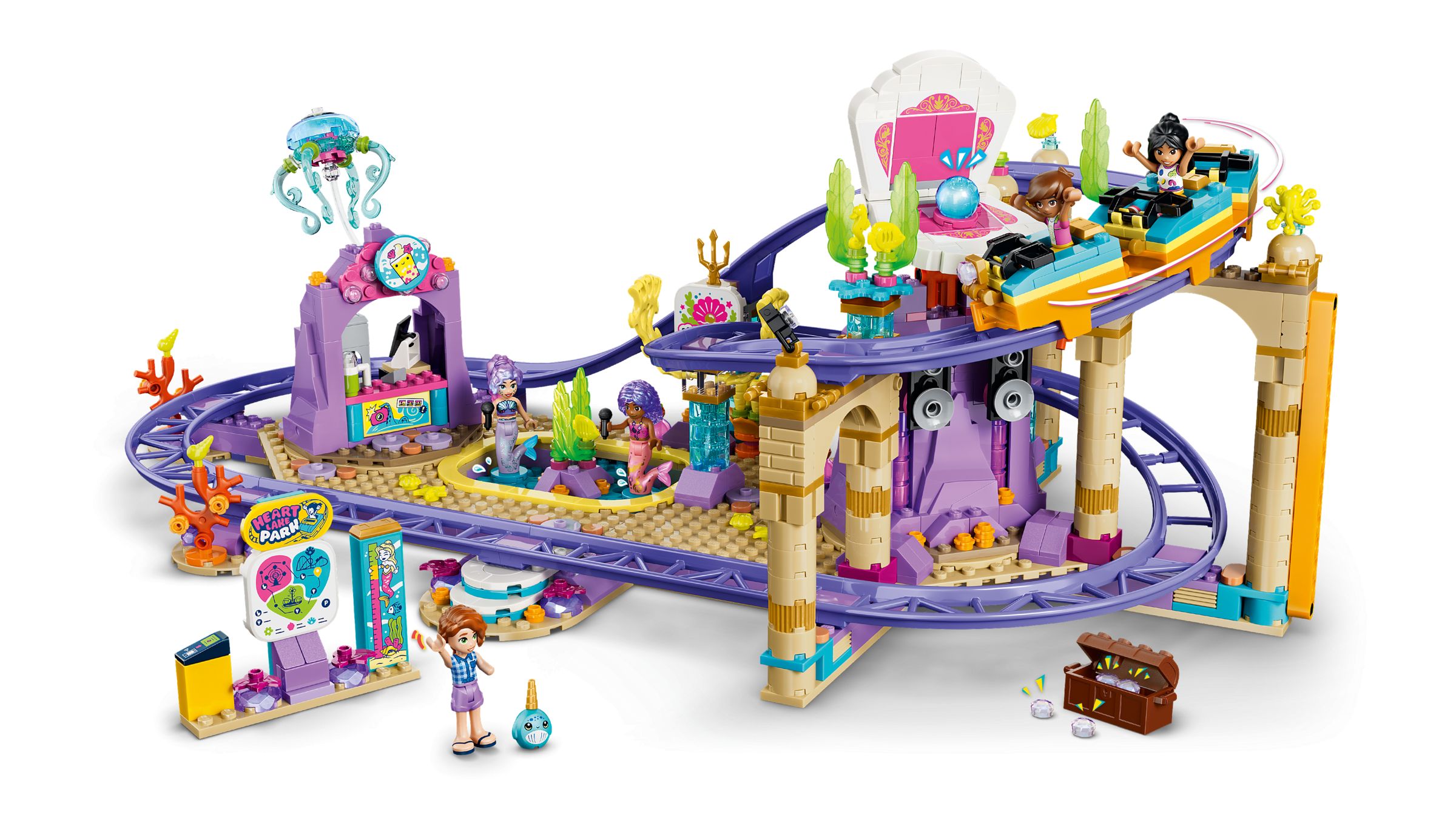 Конструктор LEGO Friends Американские горки Русалки 864 дет. - фото 3