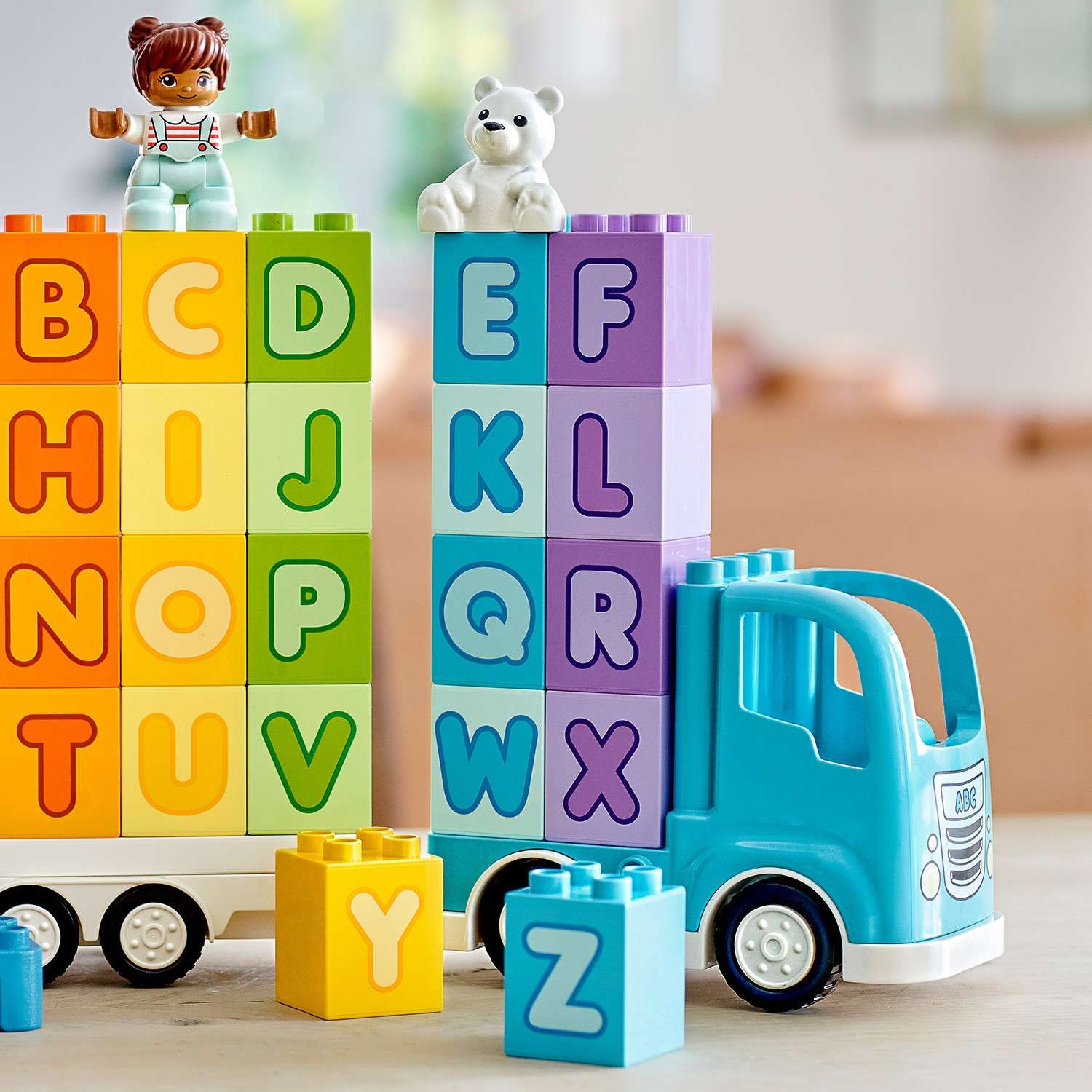 Конструктор LEGO DUPLO Грузовик Алфавит блочный - фото 13