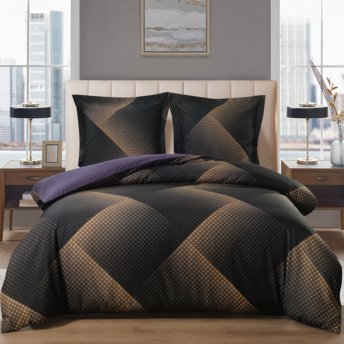 Комплект постельного белья MCotton 1.5-спальный Артуро 4 предм. - фото 2